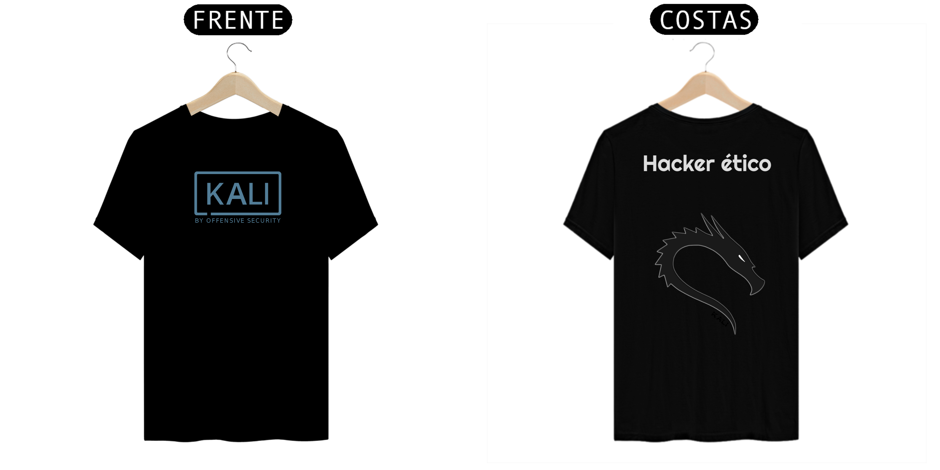 T-Shirt Hacker Ético Kali Linux 