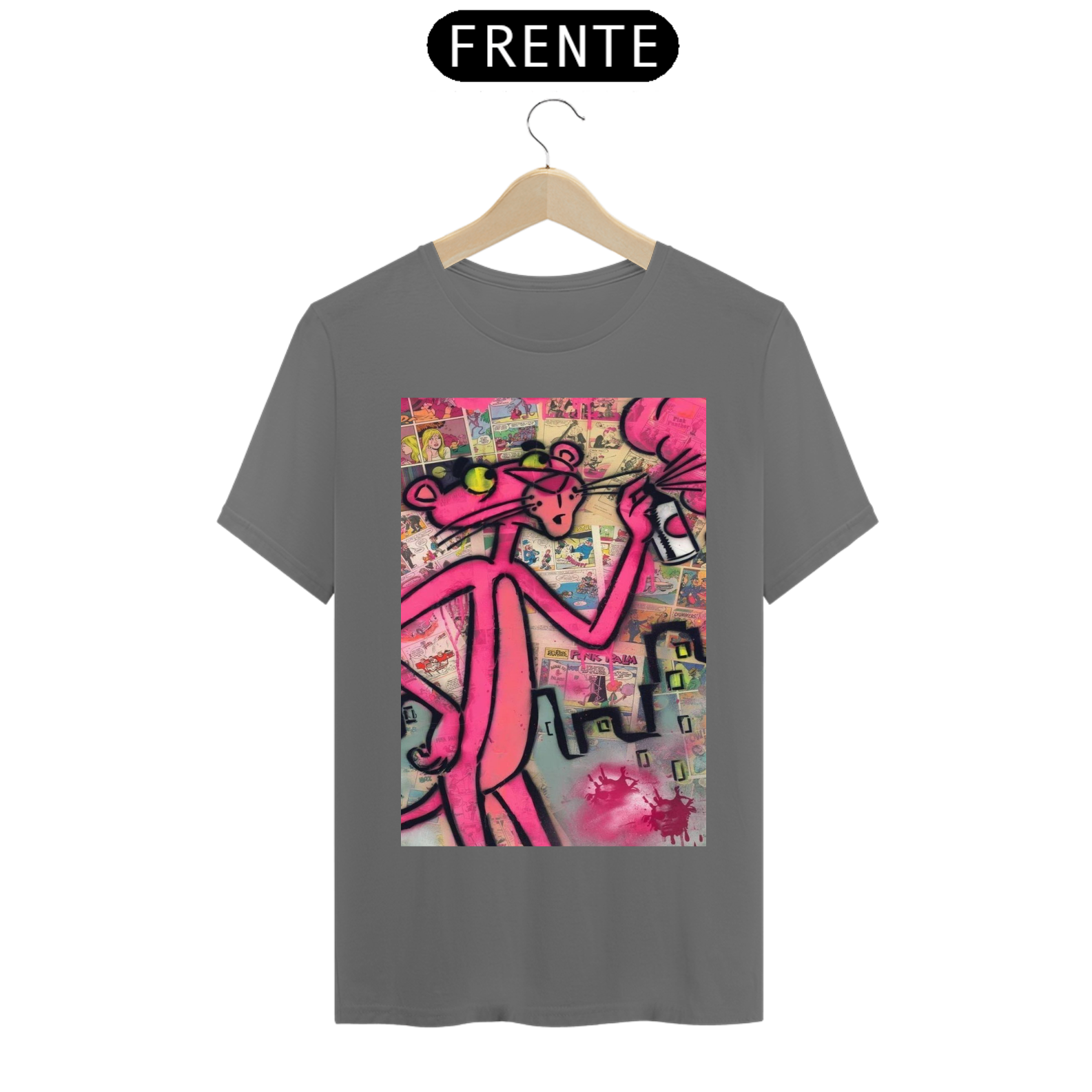 Nome do produto: Camisa da Pantera Cor-de-Rosa