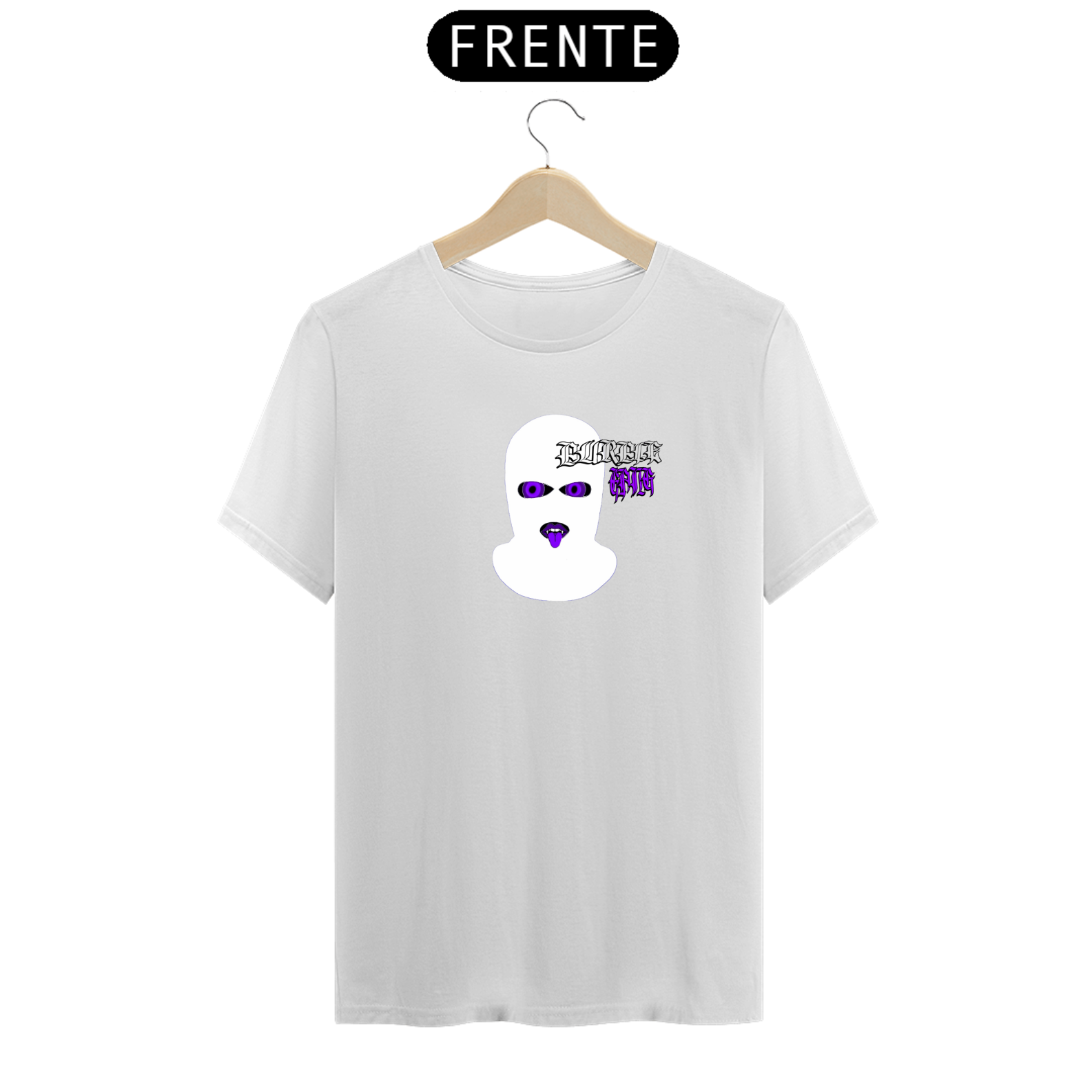 Nome do produto  Camisa Purple Gang Balaclava Branca 