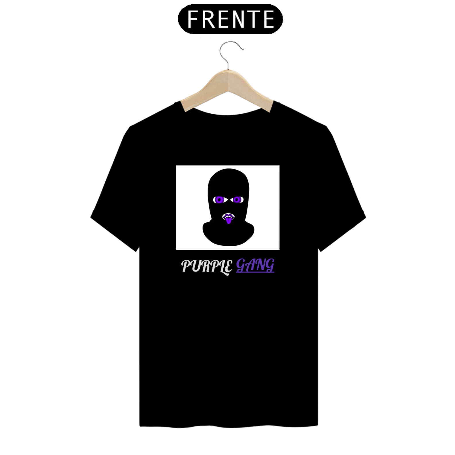 Nome do produto  Camisa Purple Gang Dentro Do Quandro Branco