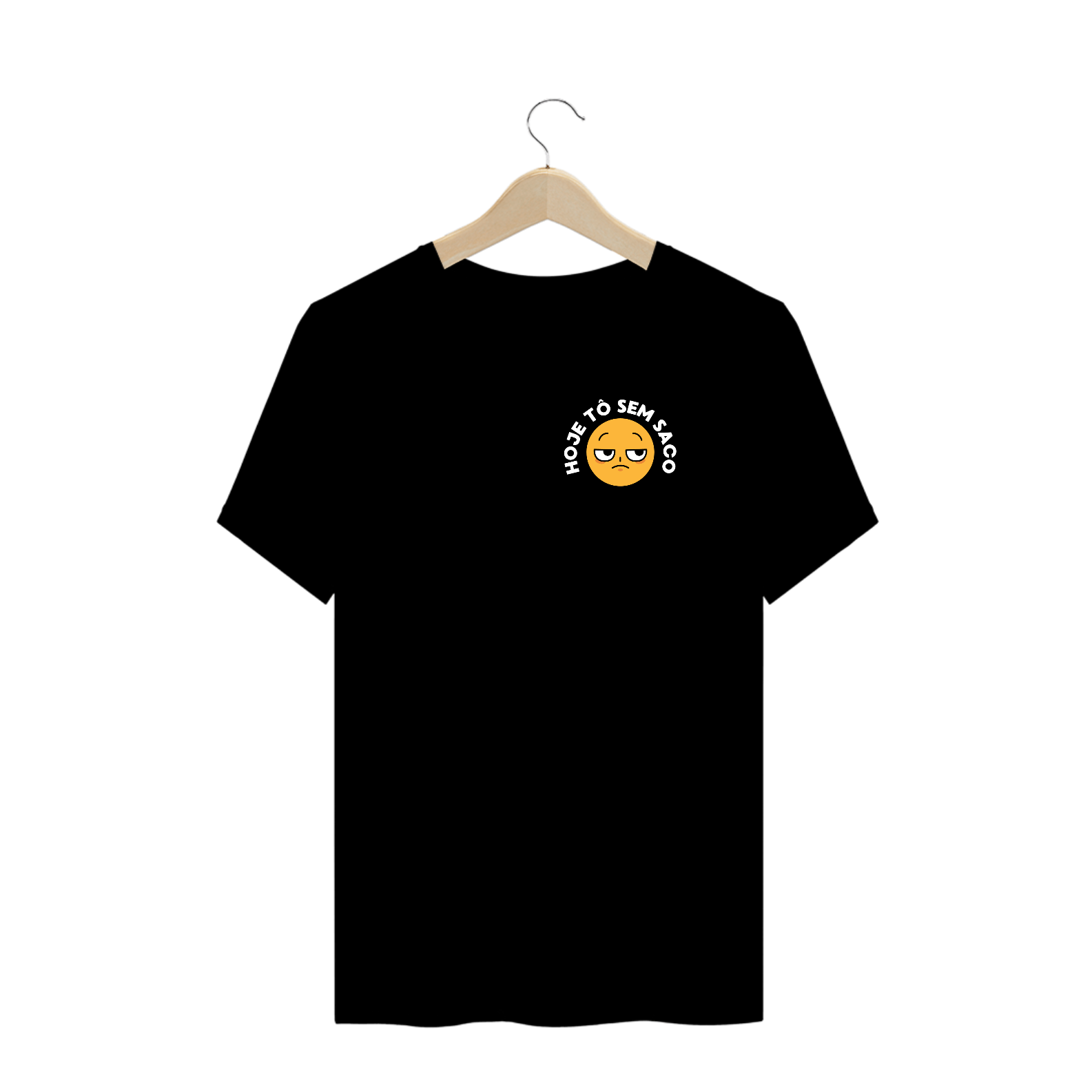 Plus Size T-shirt hoje tô sem saco - Cores escuras