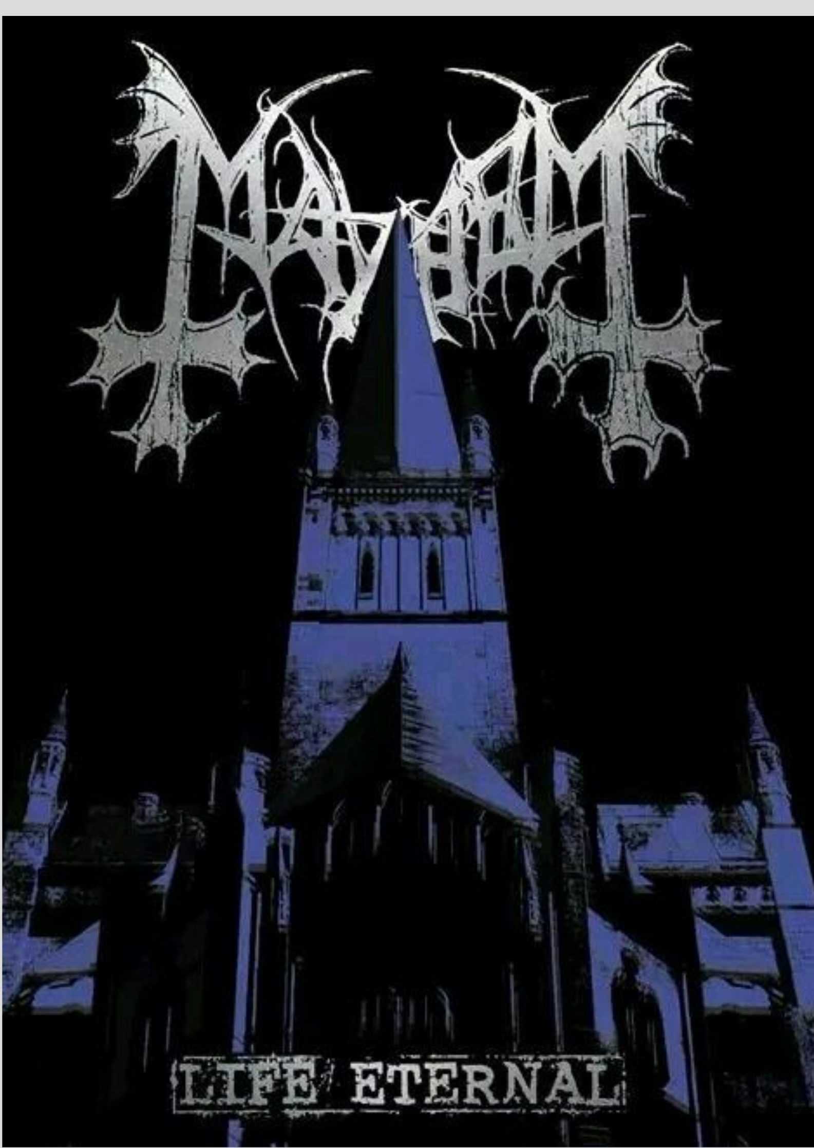 Nome do produto: poster mayhem life eternal