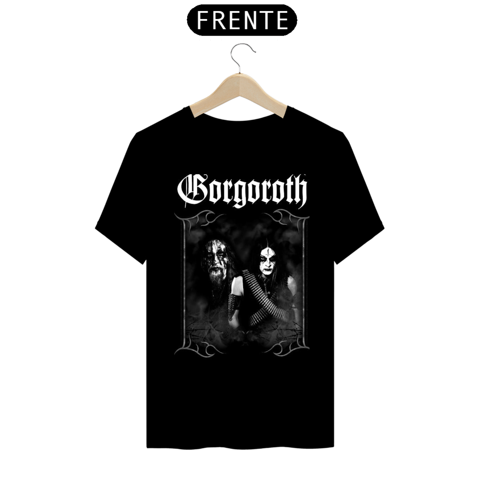 camiseta preta gorgoroth