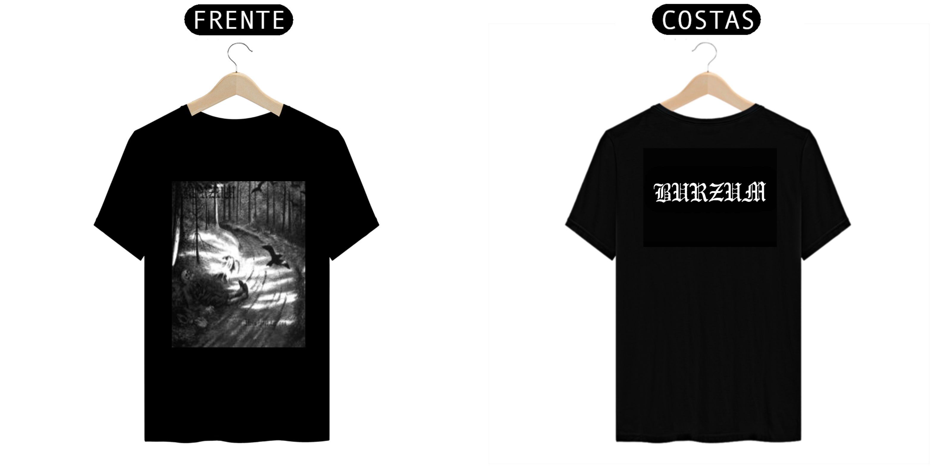camisa burzum, multi colorido