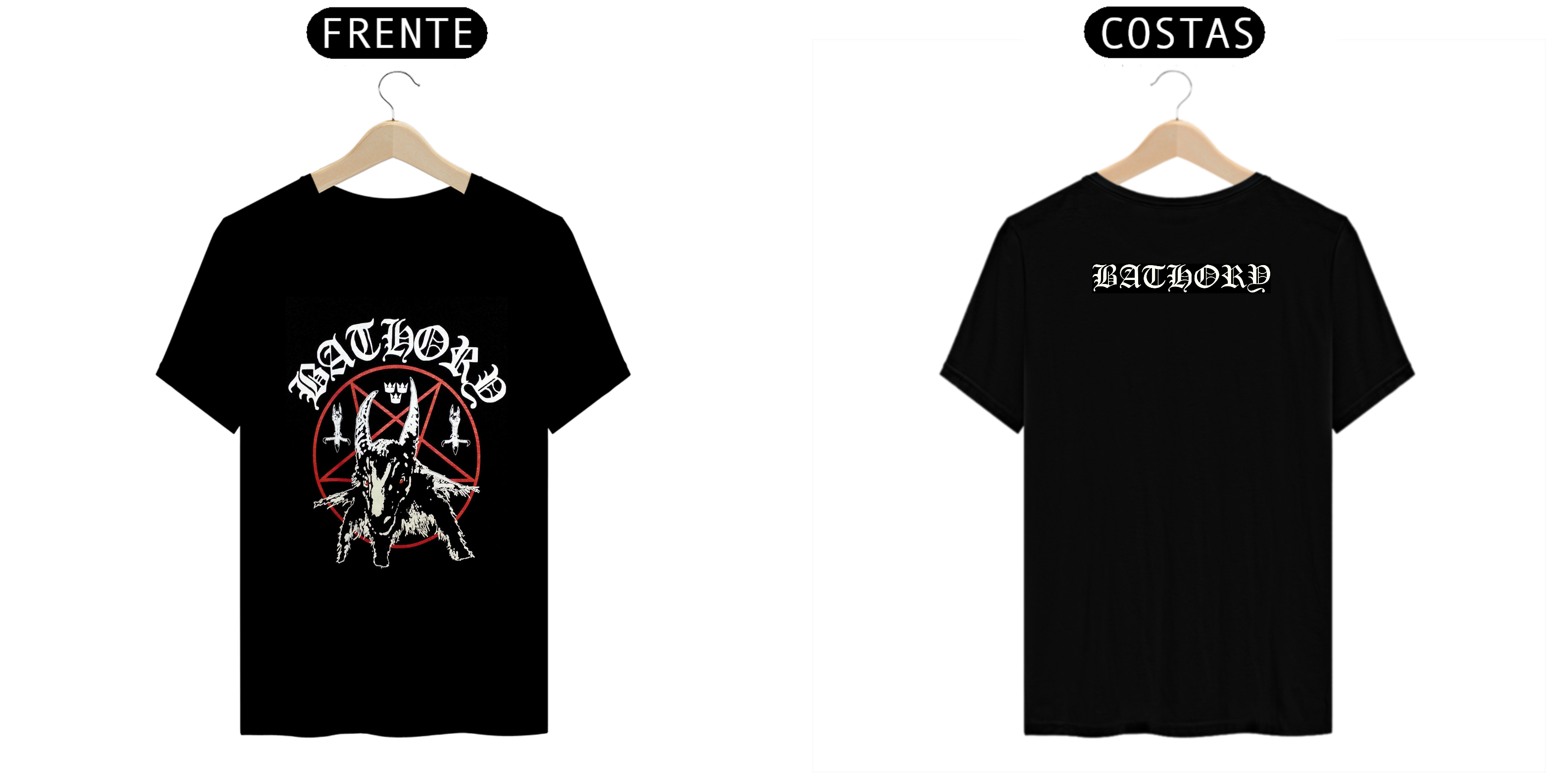 camiseta preta bathory