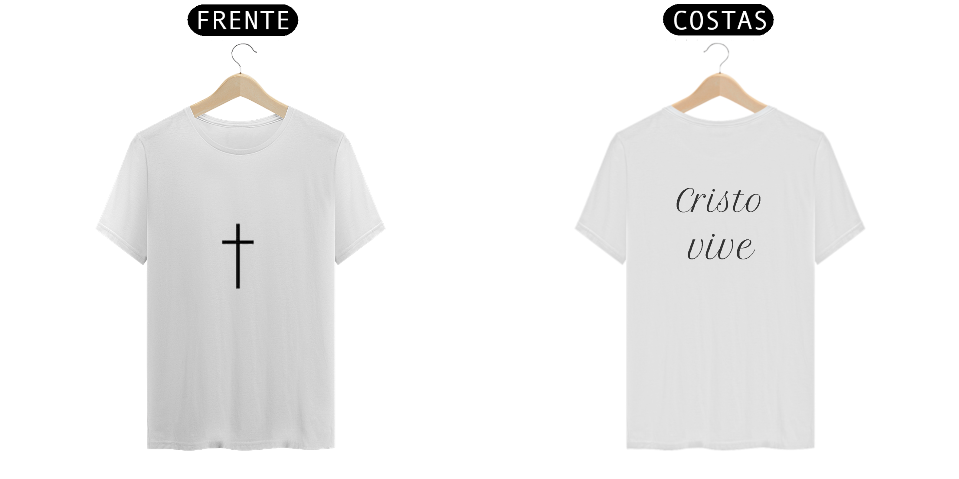camiseta básica (cristo vive)