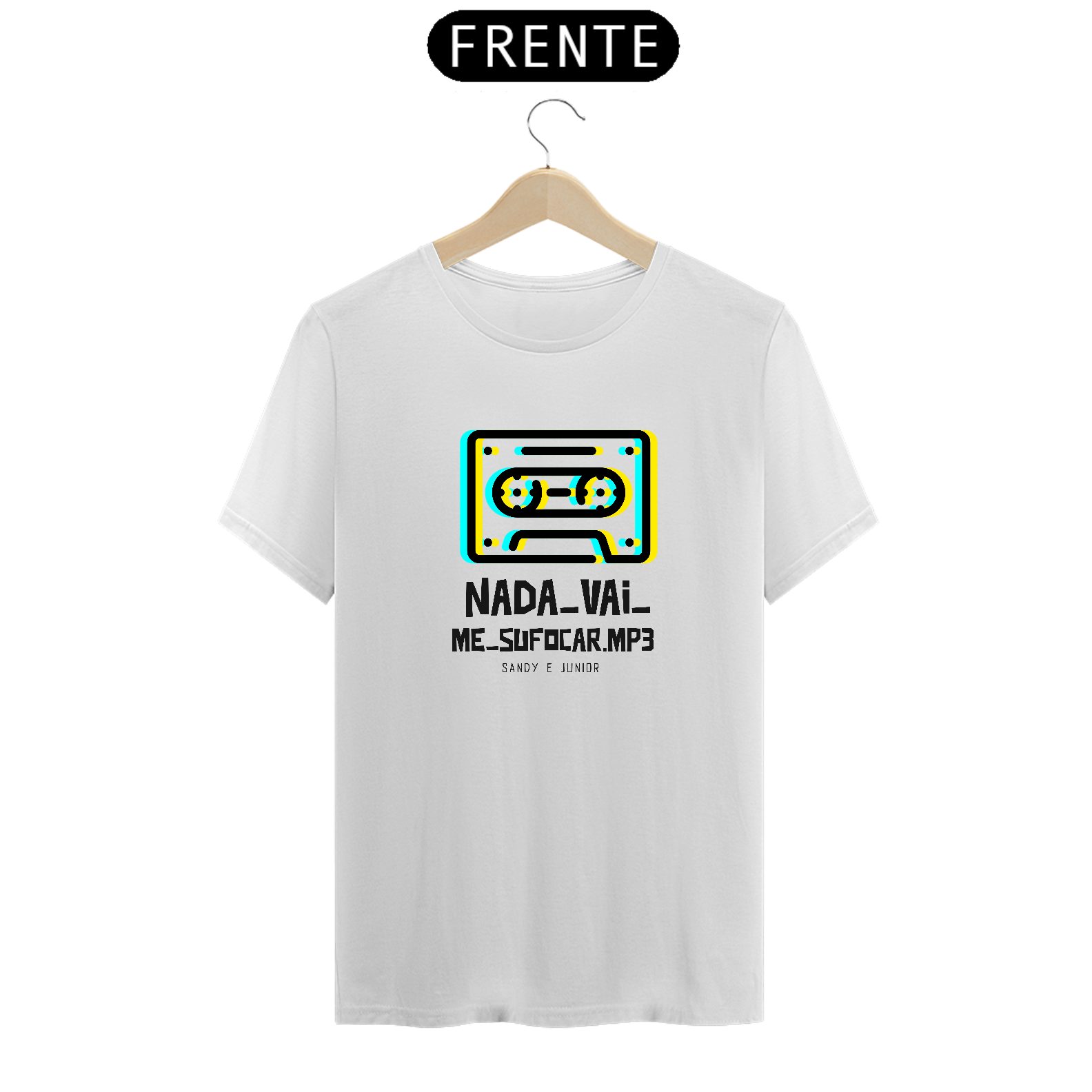 CAMISETA CLÁSSICA NADA VAI ME SUFOCAR - LETRAS DE MÚSICAS