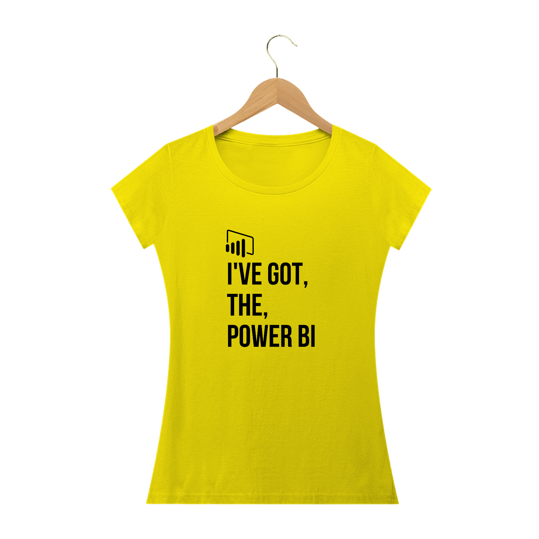 Camiseta Amarela Power BI