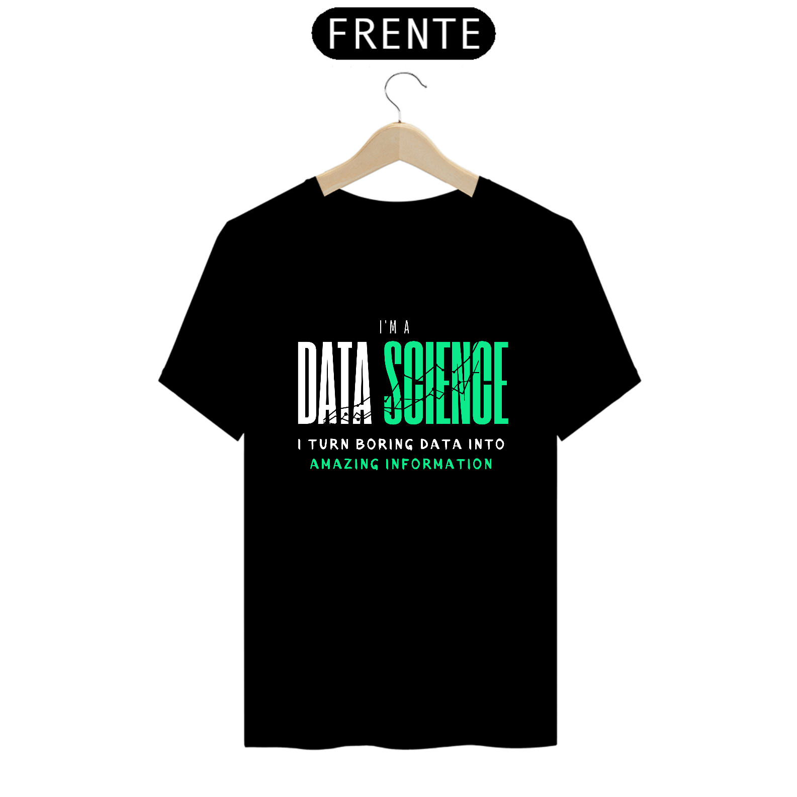 Nome do produto: Camiseta Data Science