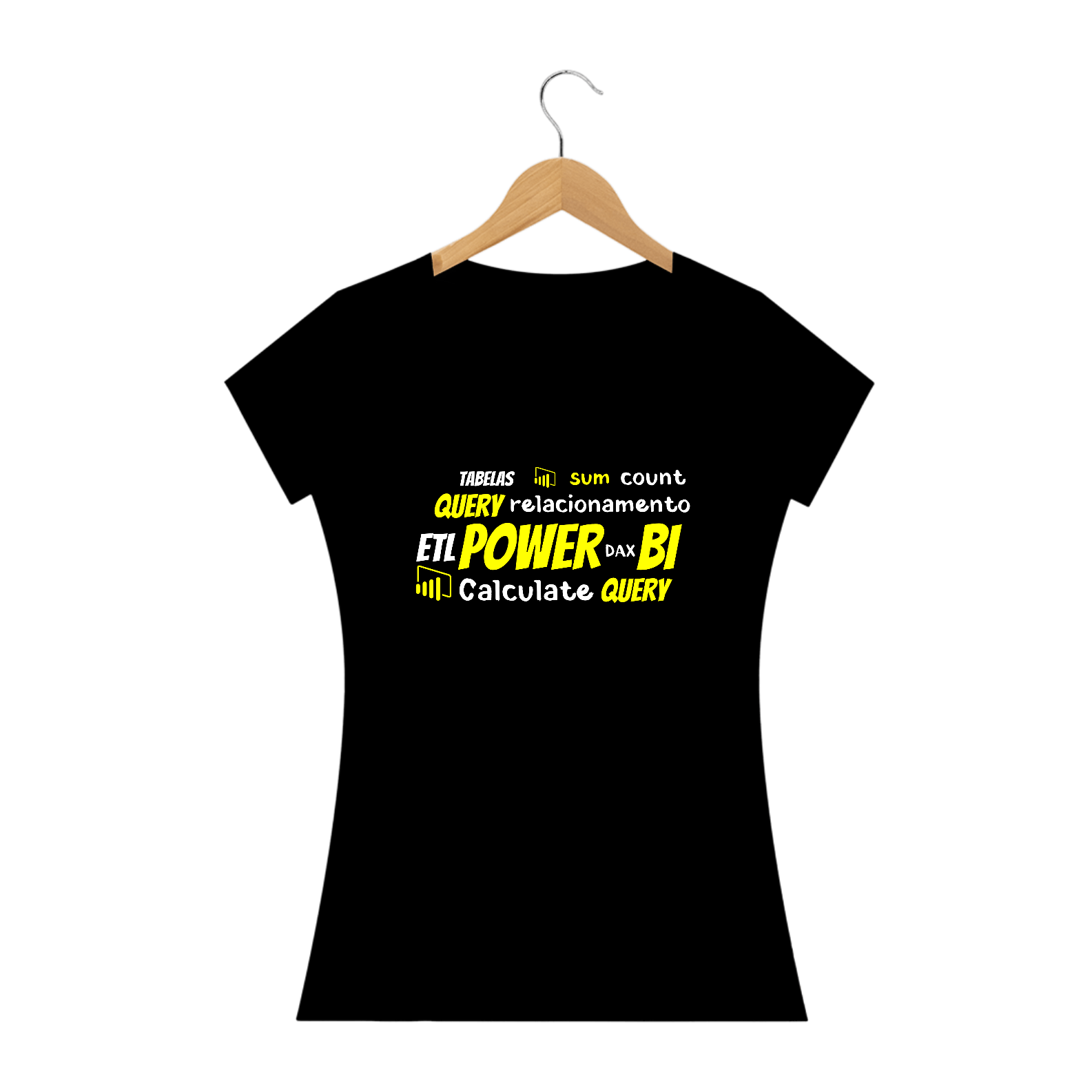 Camiseta Nuvem Power BI
