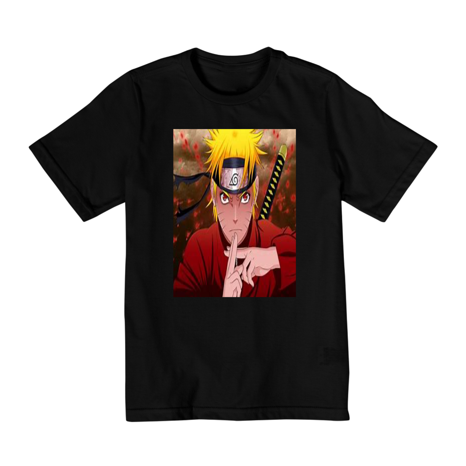 Nome do produto  Camiseta Infantil Naruto