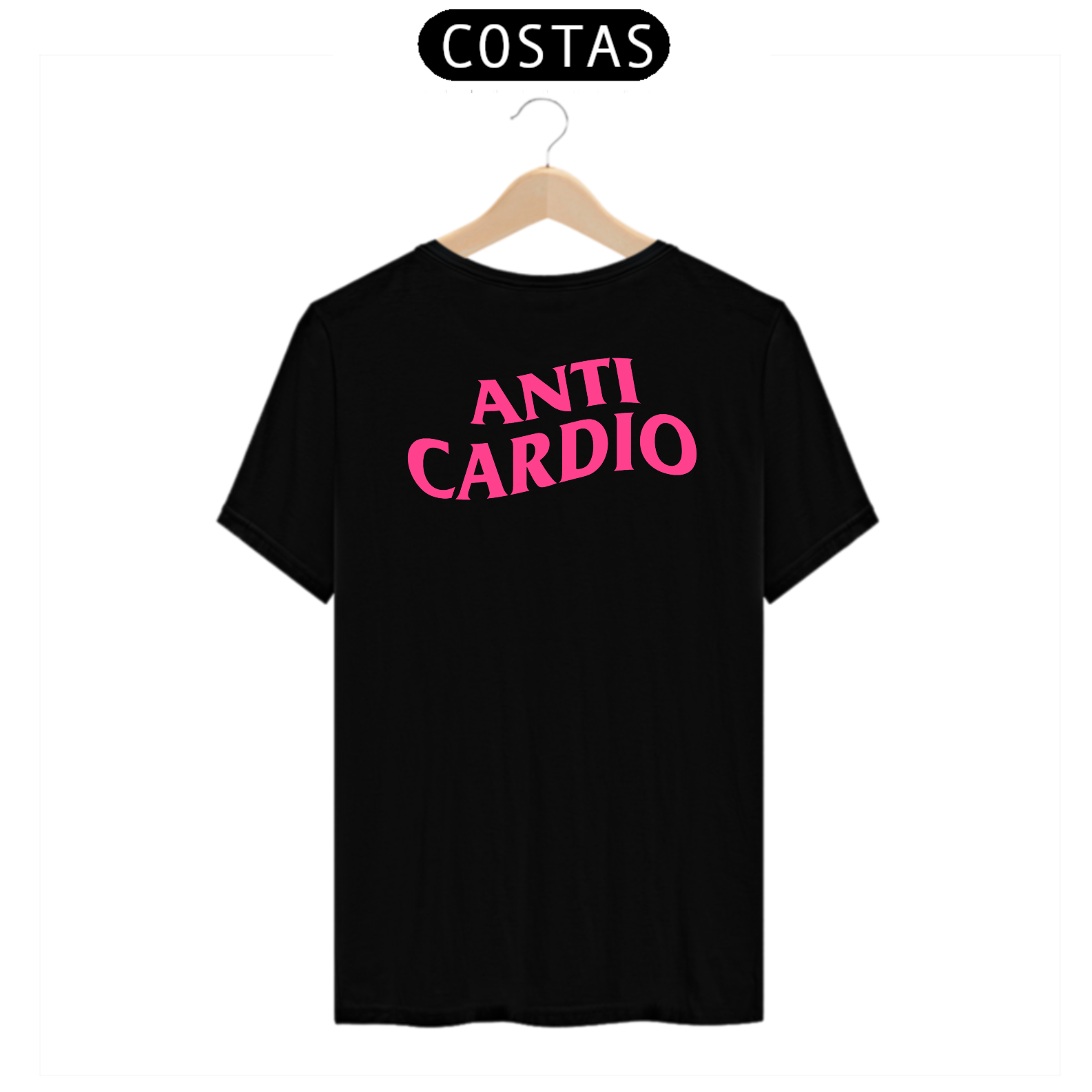 Camiseta Anti Cardio Rosa