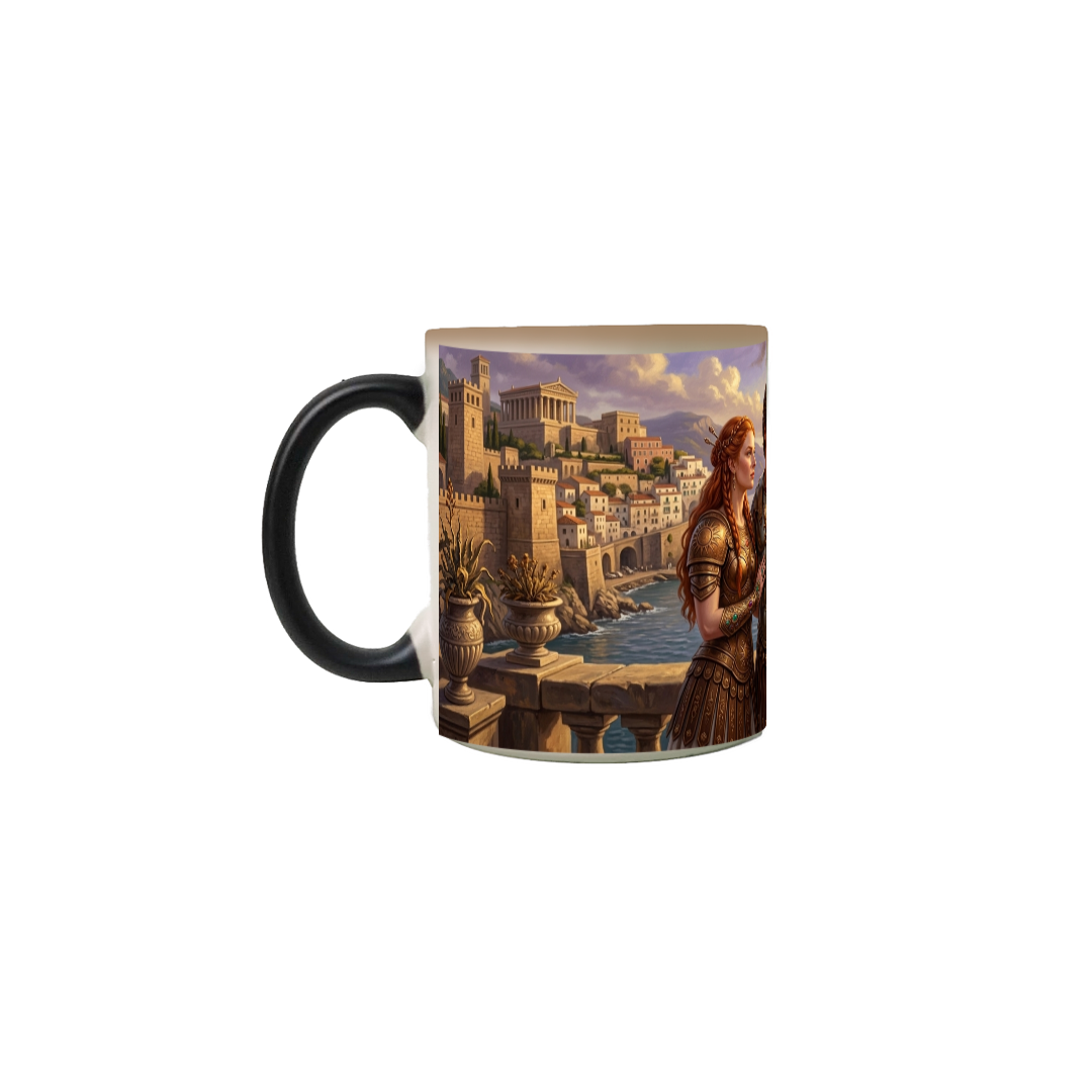 Caneca Mágica Dia dos Namorados Tema Guerreiro