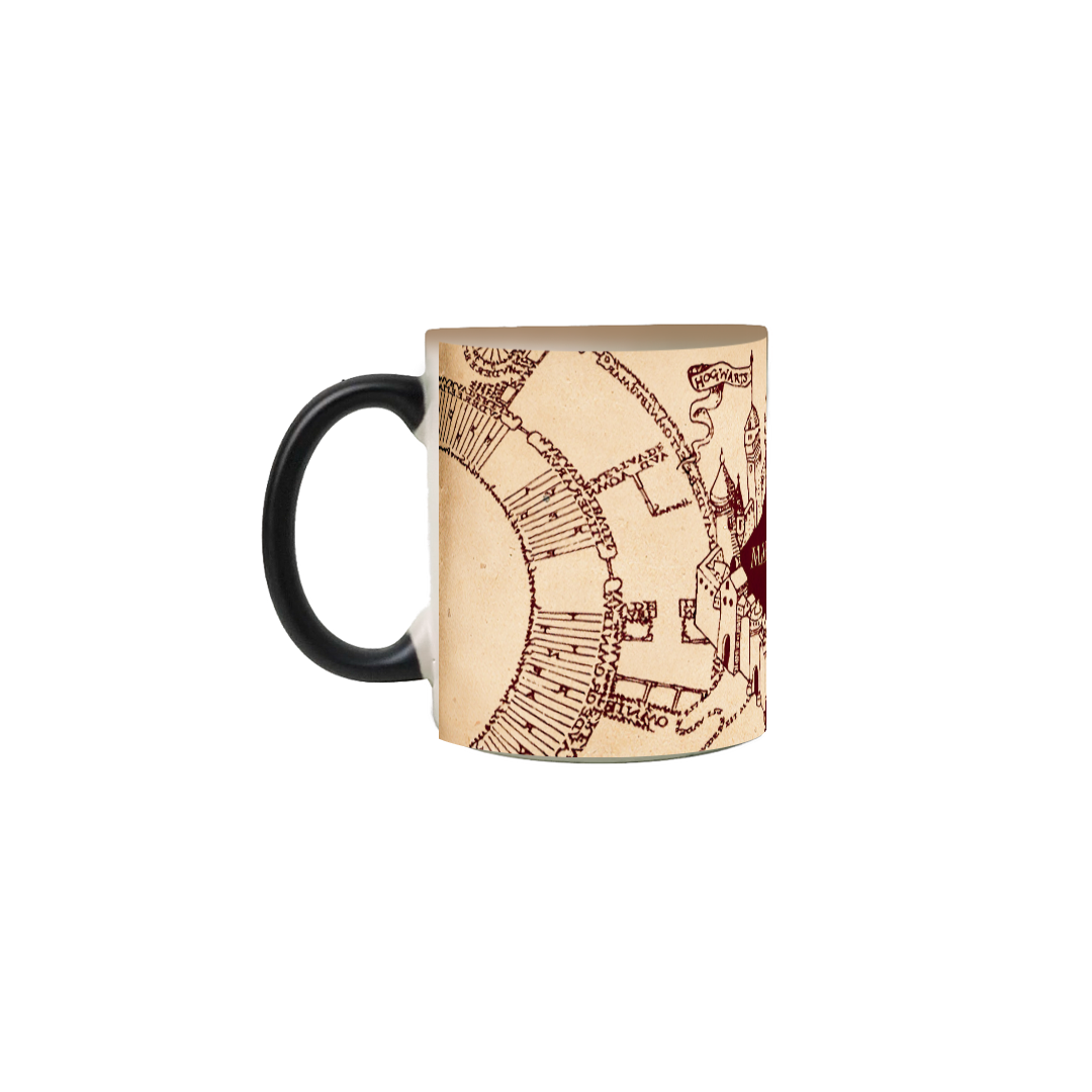 Harry Potter - Mapa do Maroto - Caneca Mágica