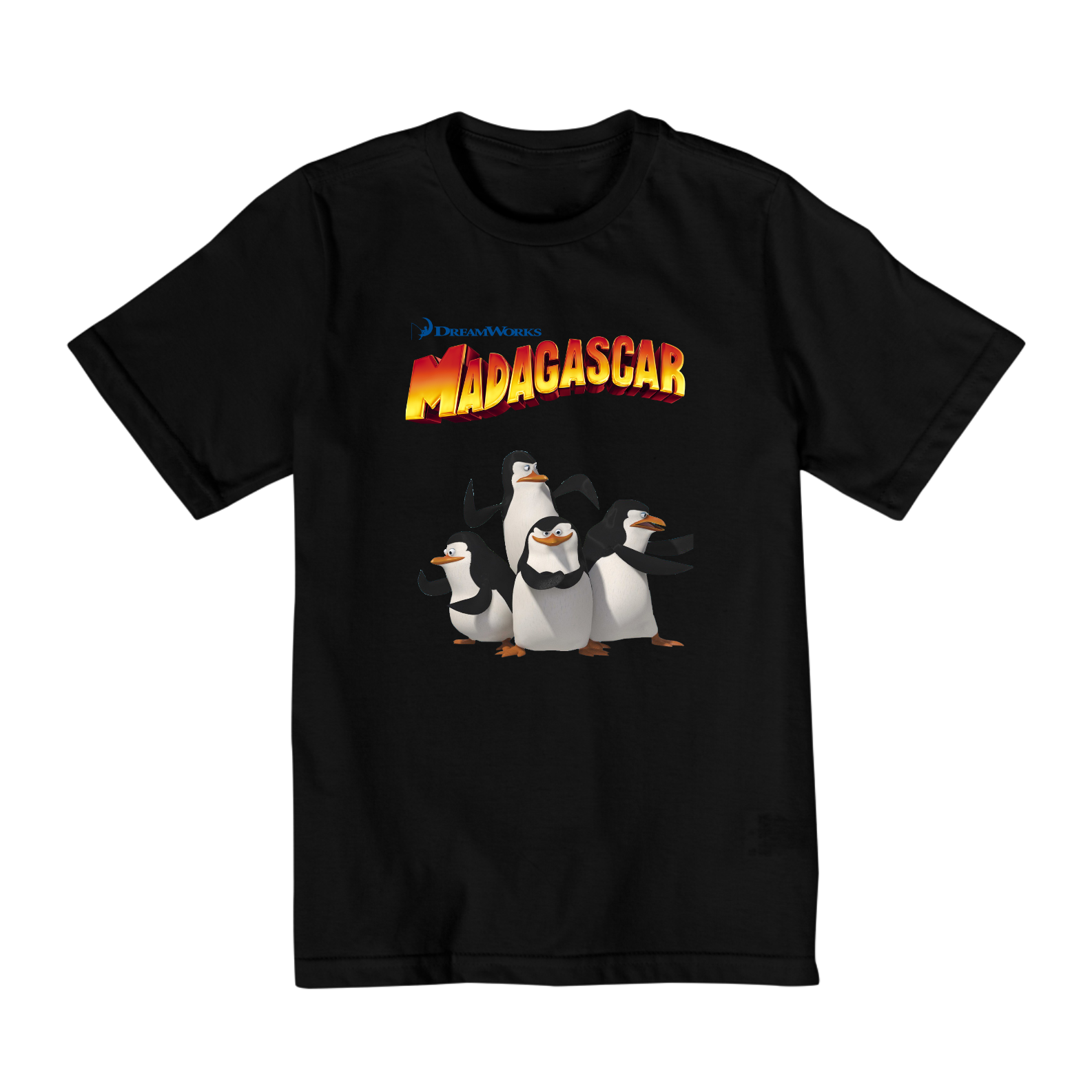 Camiseta Infantil - Madagascar - Pinguins