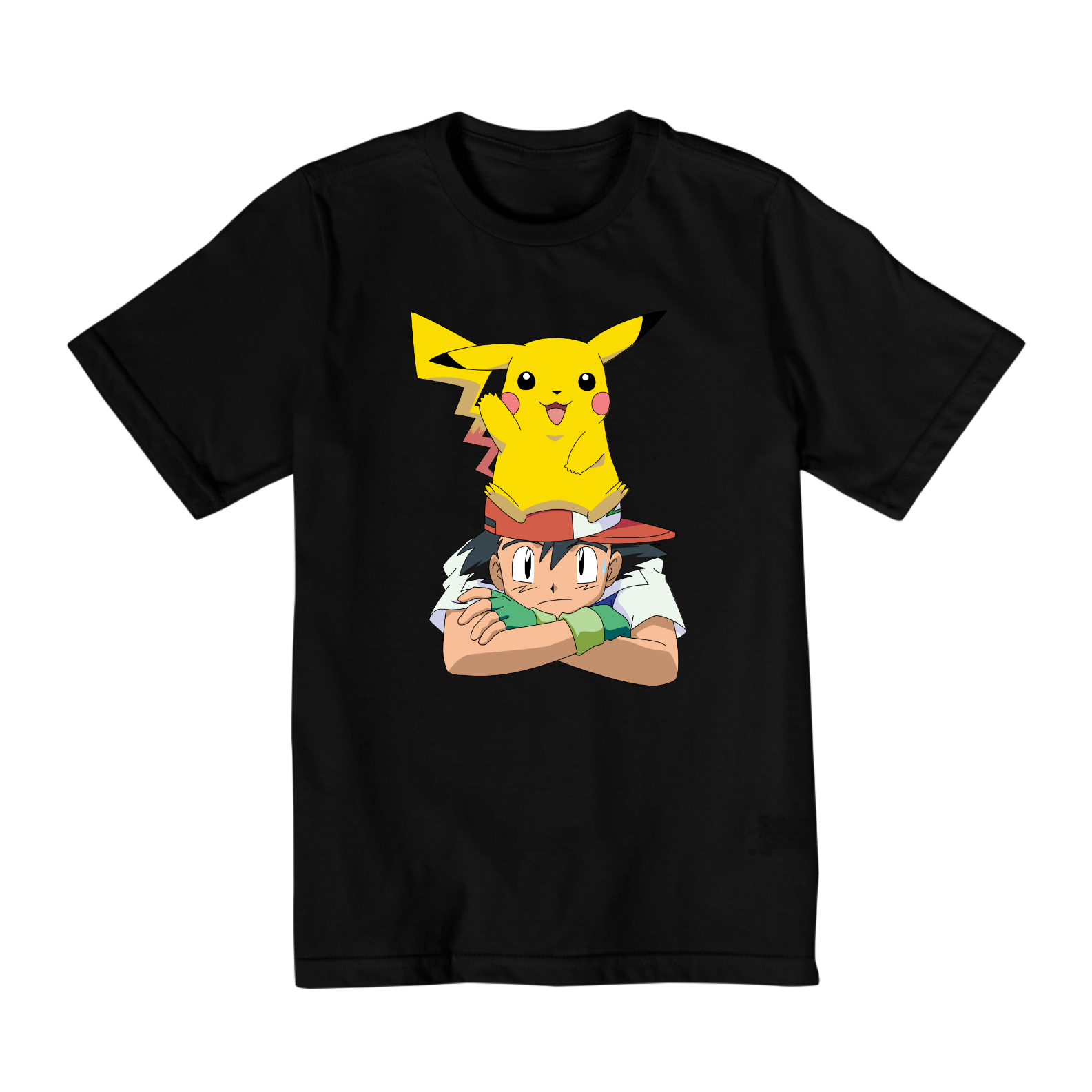 Camiseta Infantil - Ash & Pikachu