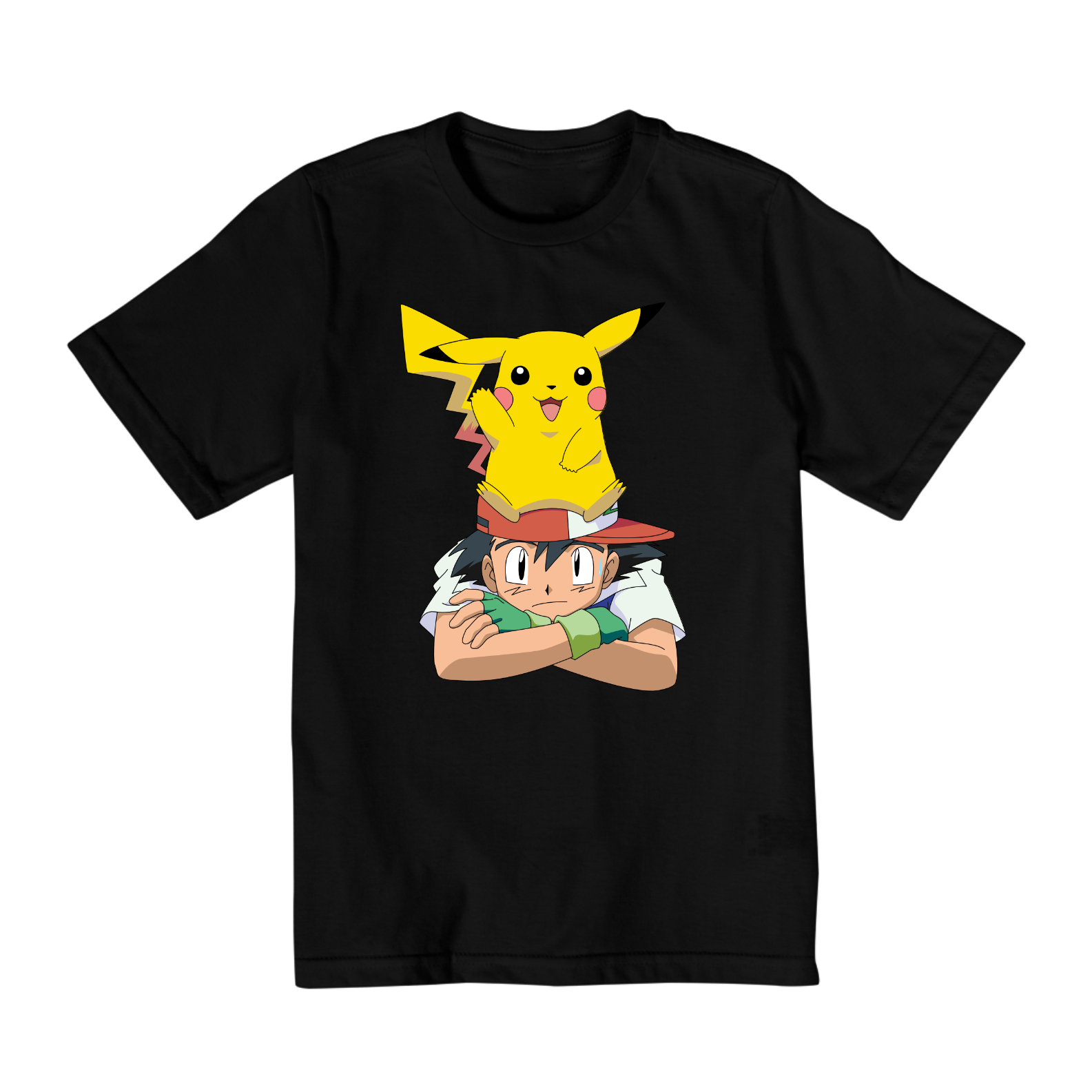 Camiseta Infantil - Ash & Pikachu