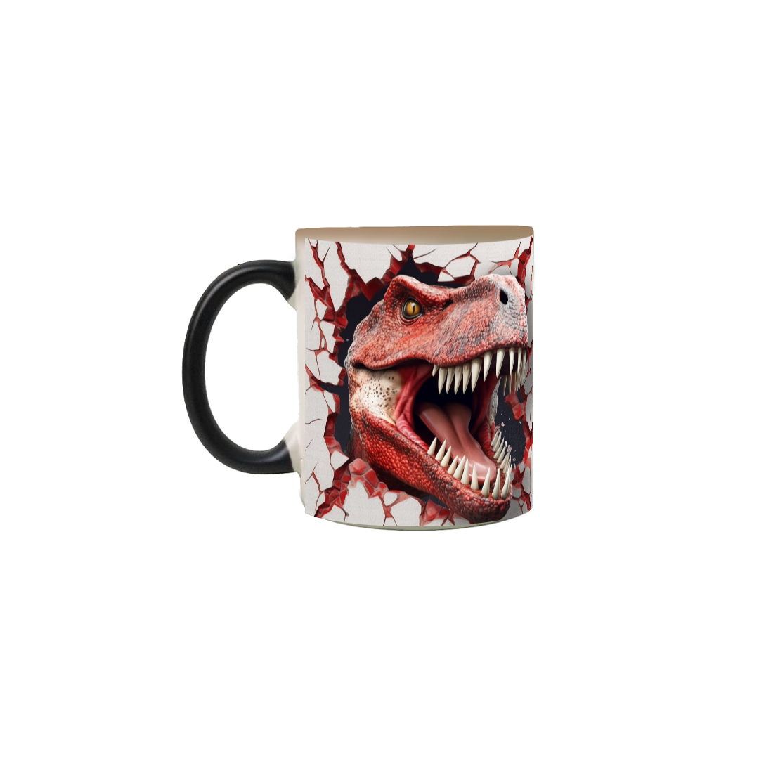 Caneca Mágica - Dinossauro 3D