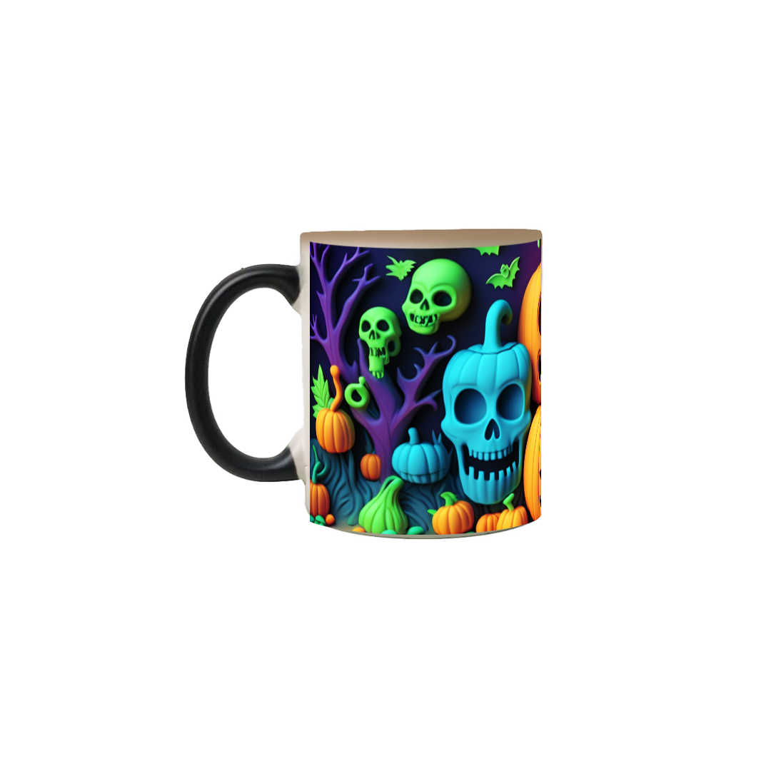 Caneca Mágica - Halloween 3D 