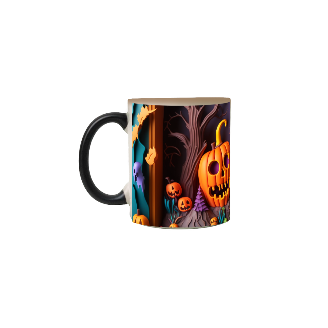 Caneca Mágica - Halloween 3D 