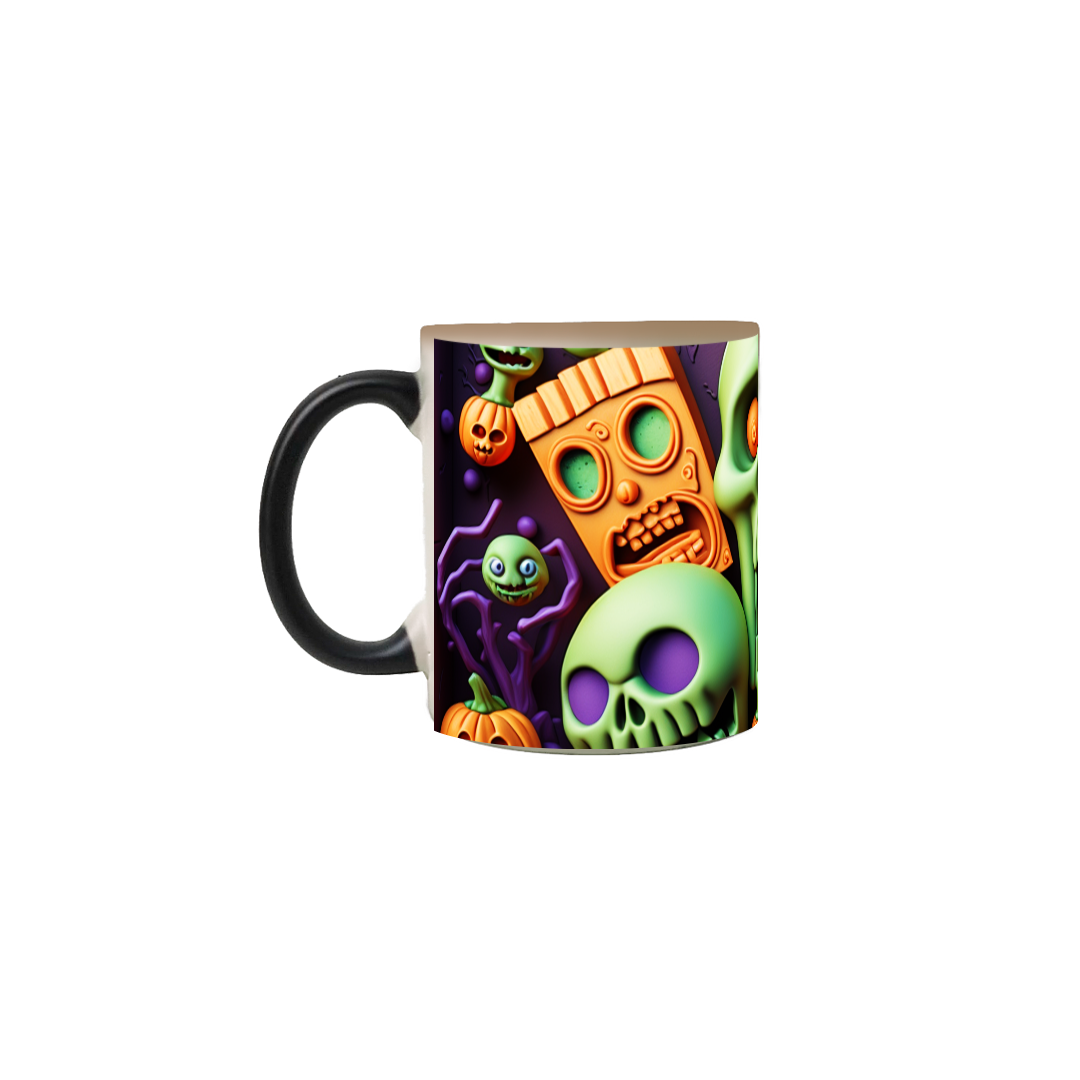 Caneca Mágica - Halloween 3D 