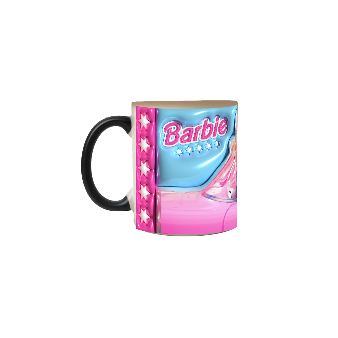 Caneca Mágica - Barbie 3D 