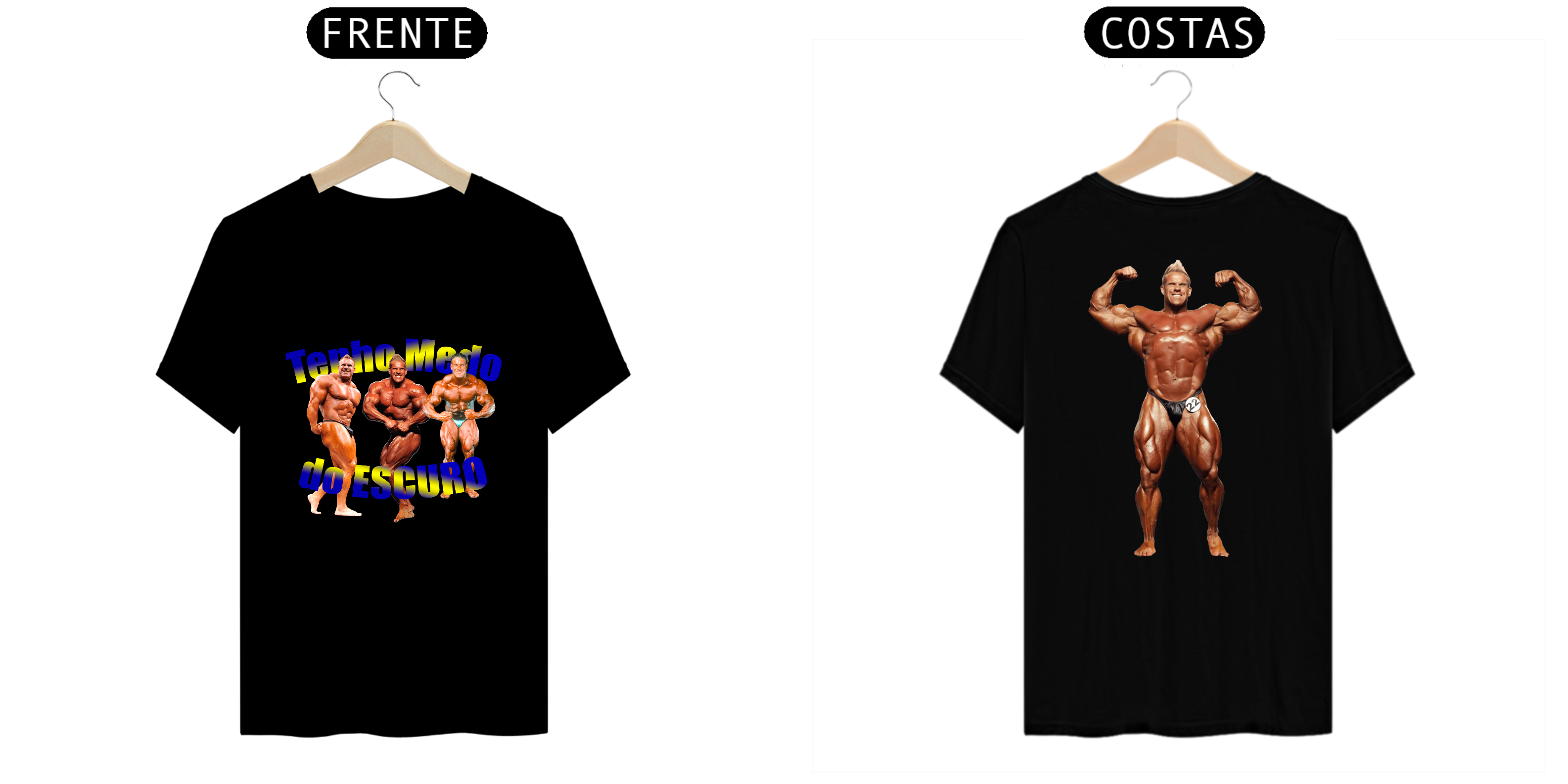 T-Shirt Tenho Medo do Escuro JAY CUTLER