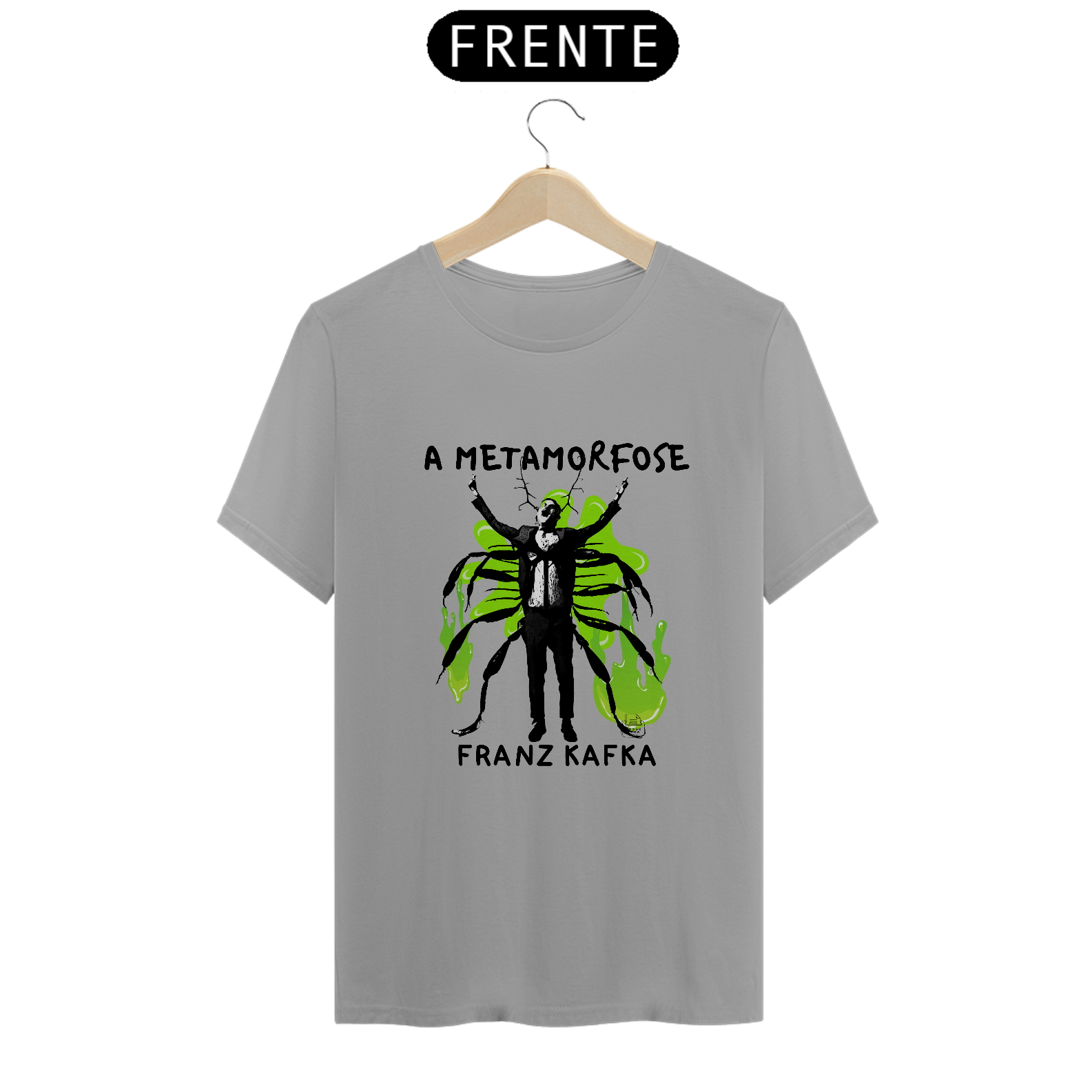 A Metamorfose, Franz Kafka TShirt Quality (Branca/Cinza)