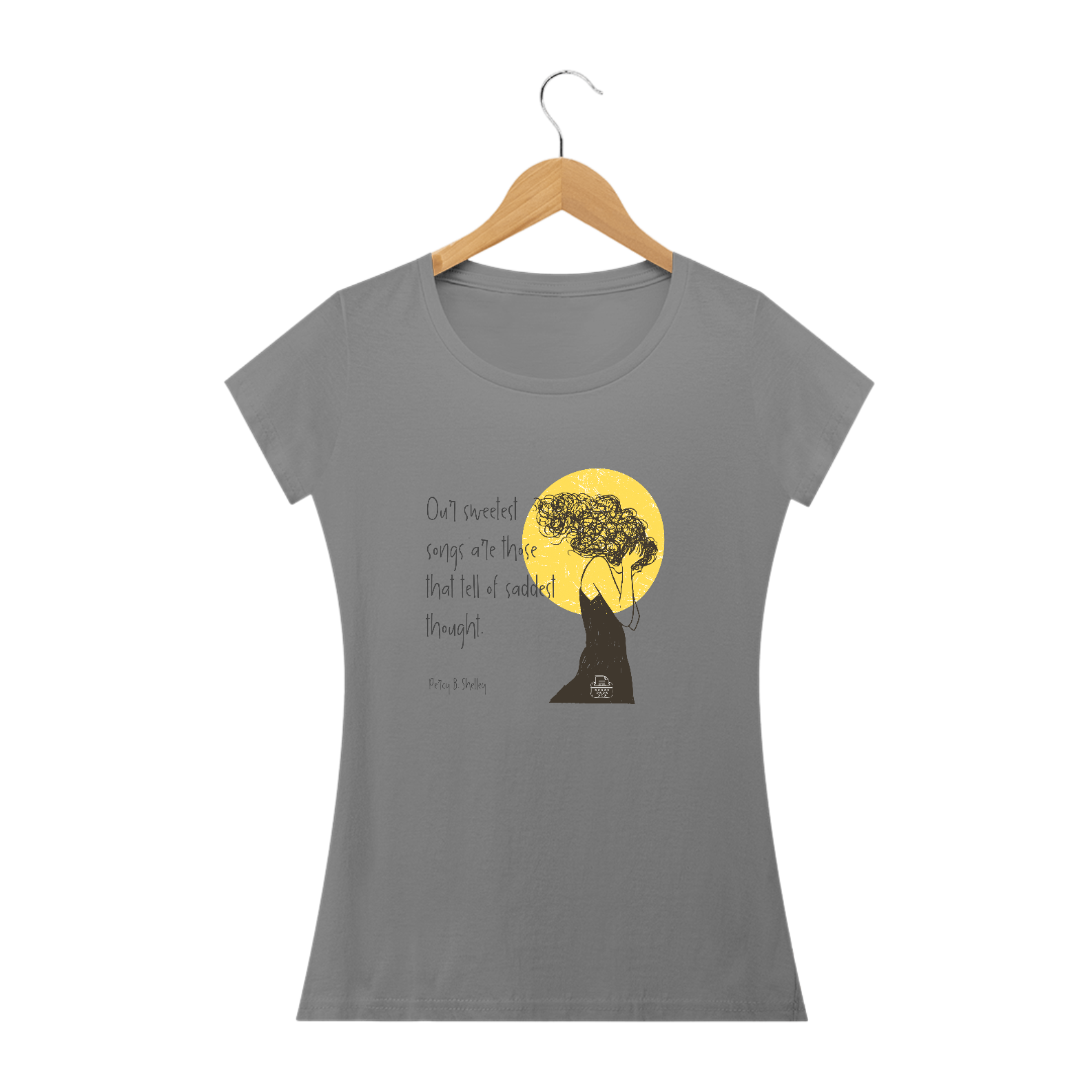 Our sweetest songs, Percy B. Shelley Long Quality (Branca/Cinza)