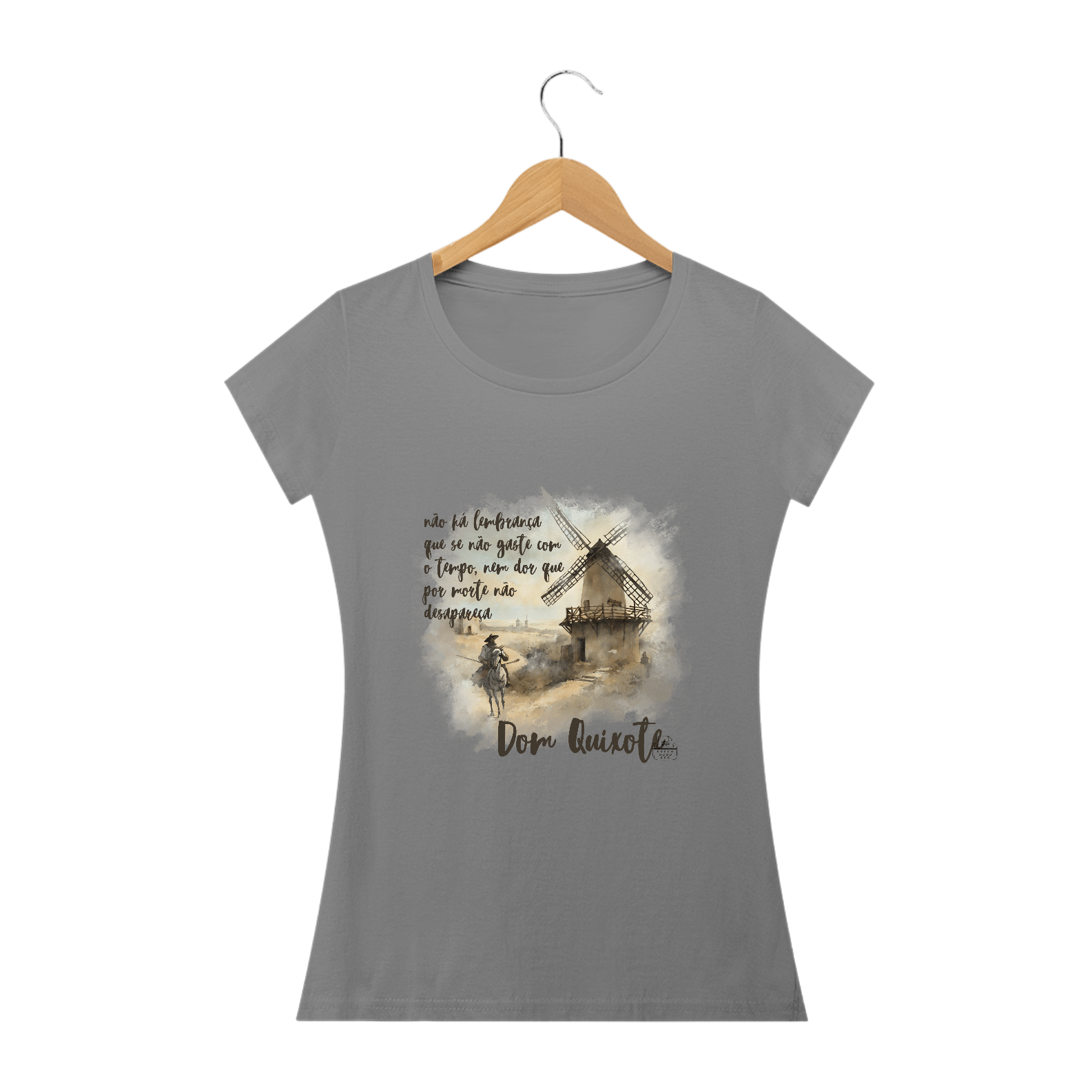 Dom Quixote Long Quality (Branca/Cinza)