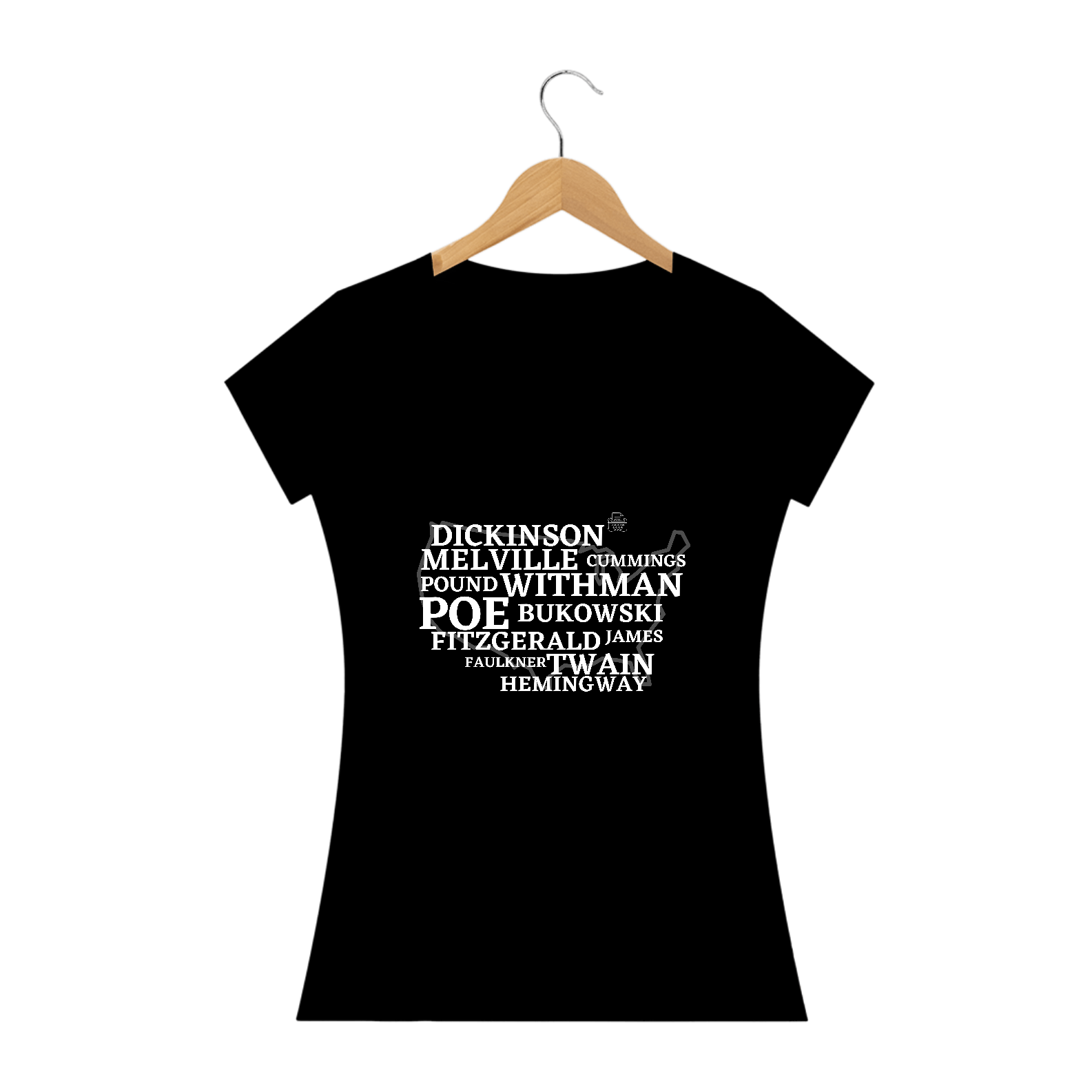 Escritores estadunidense Baby Long Quality (Preto)