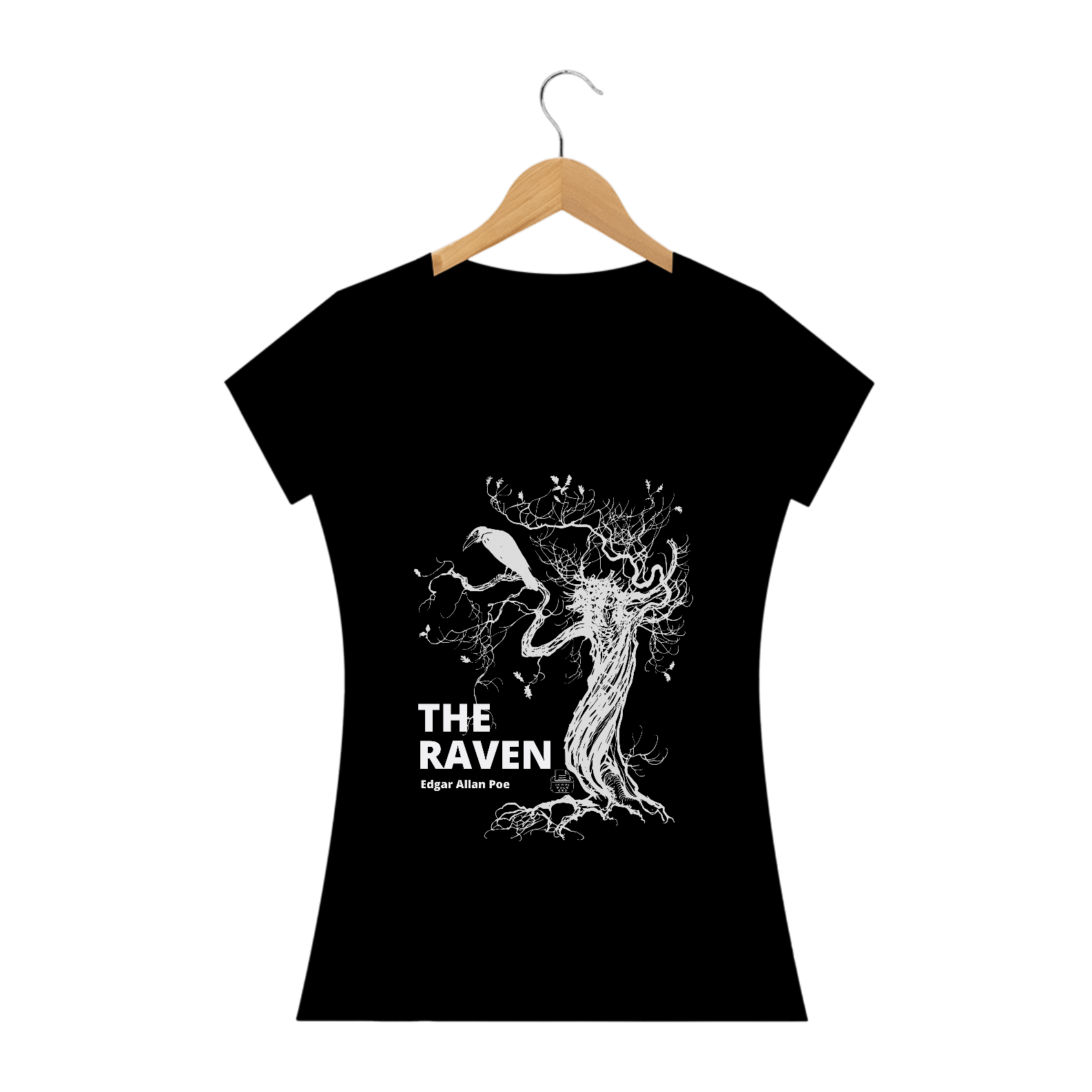 The Raven, Edgar Allan Poe Baby Long Quality (Preto)