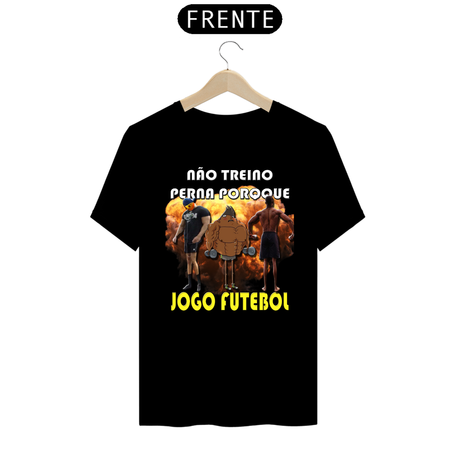 Não treino perna porque jogo futebol