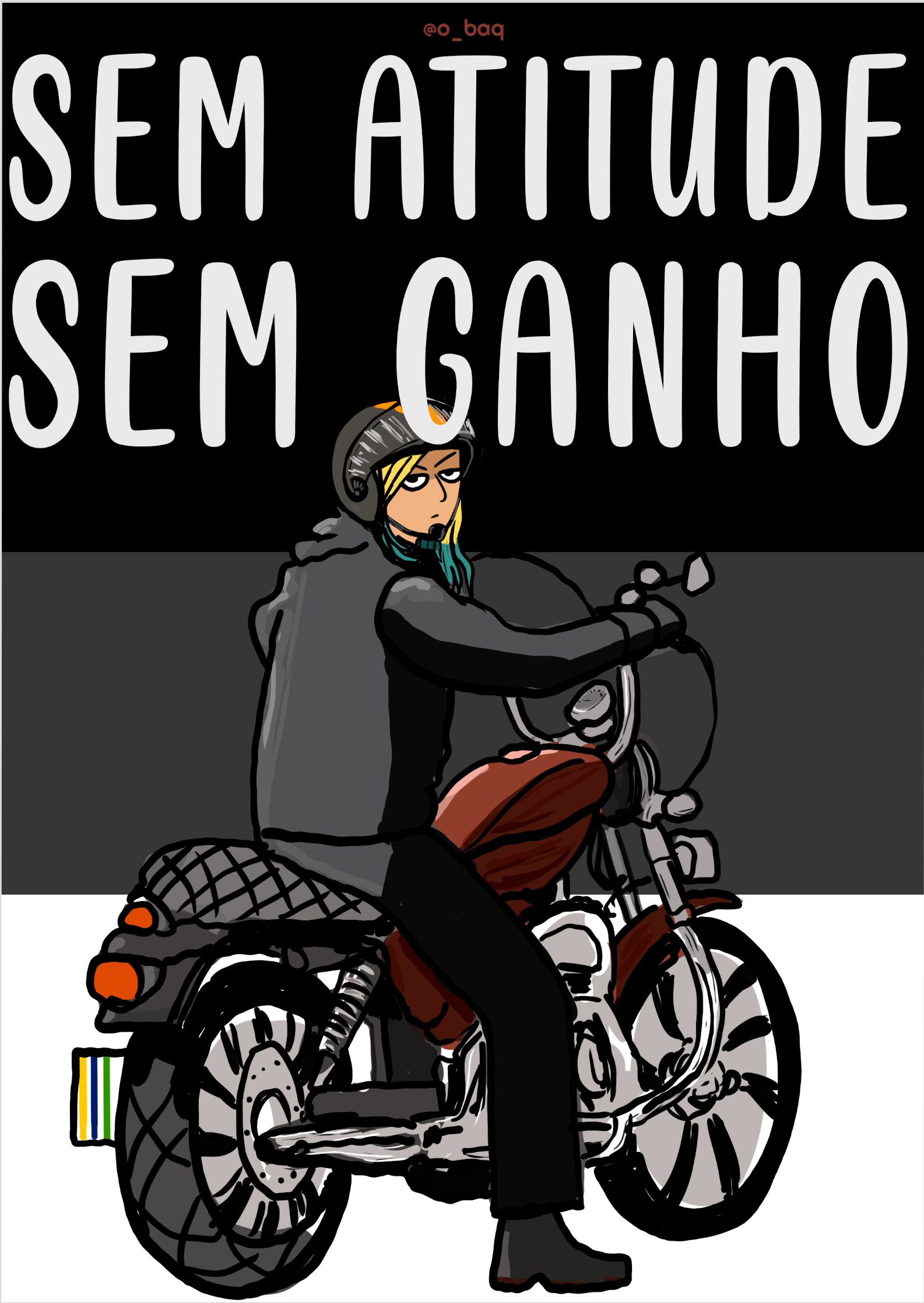 Pôster Sem ganho: atitude