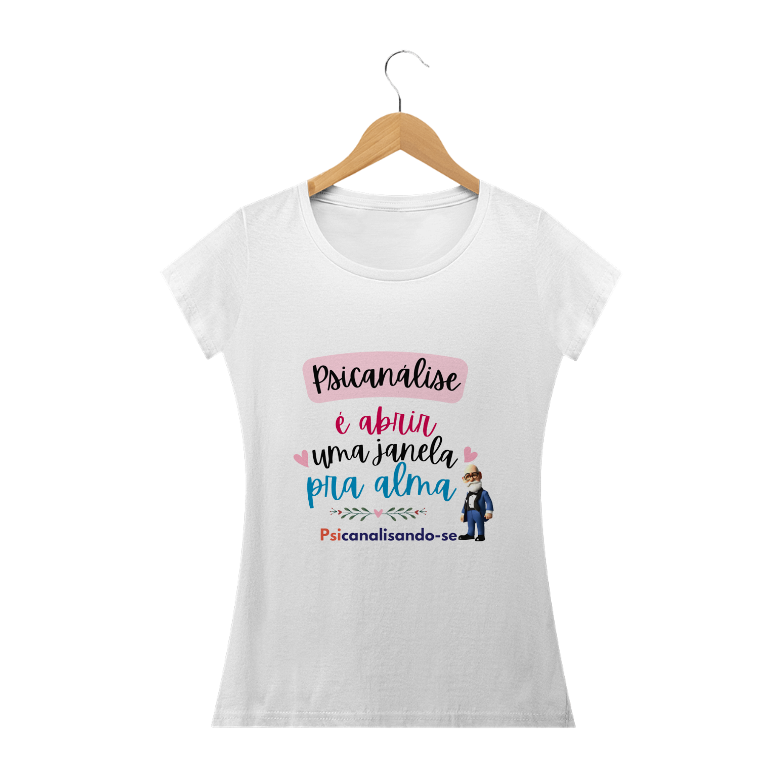 Camiseta feminina janela pra alma