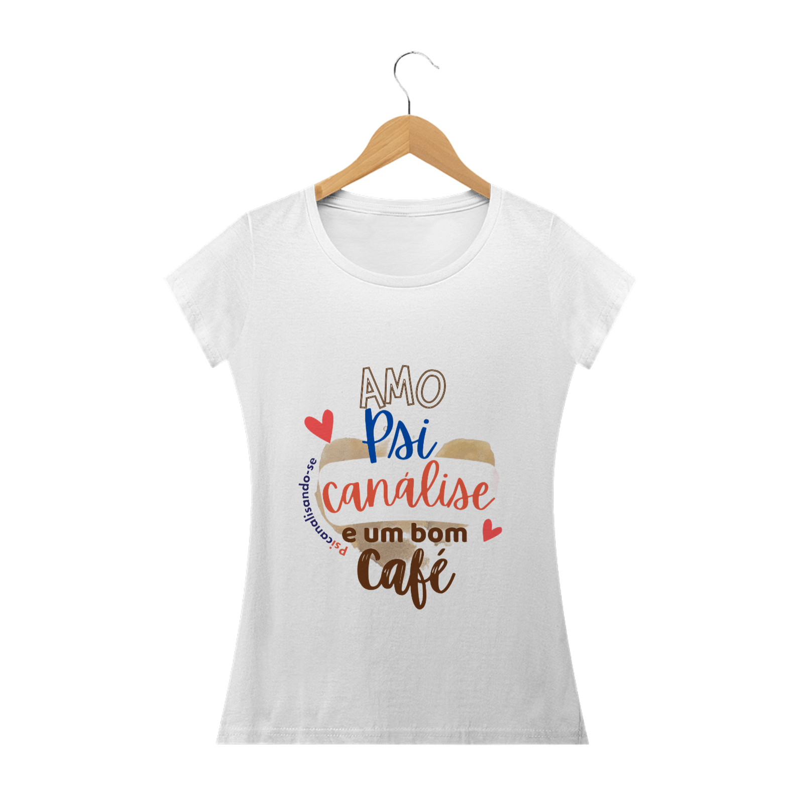 Camiseta feminina psicafé