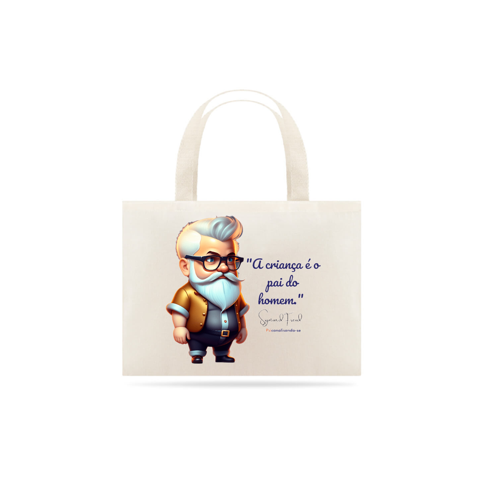 Eco bag pequeno Freud Frases