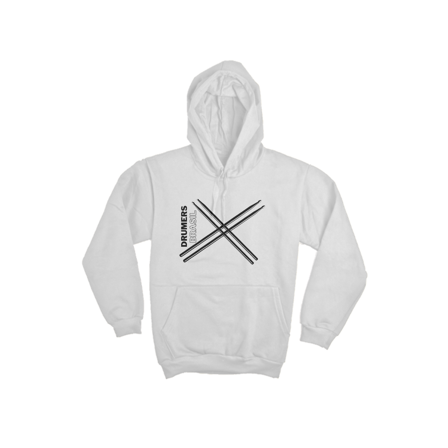 Nome do produto  MOLETOM CANGURU -  BAQUETAS DRUMERS BRASIL