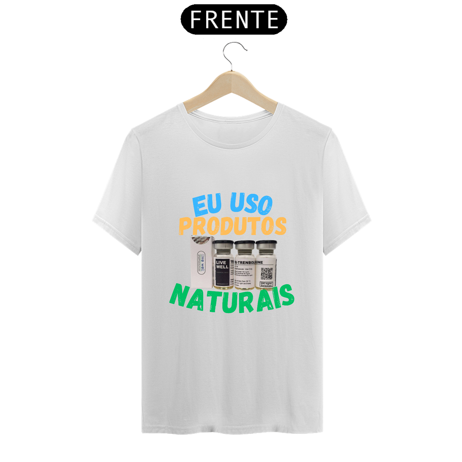 Tshirt Produtos Naturais Colorida