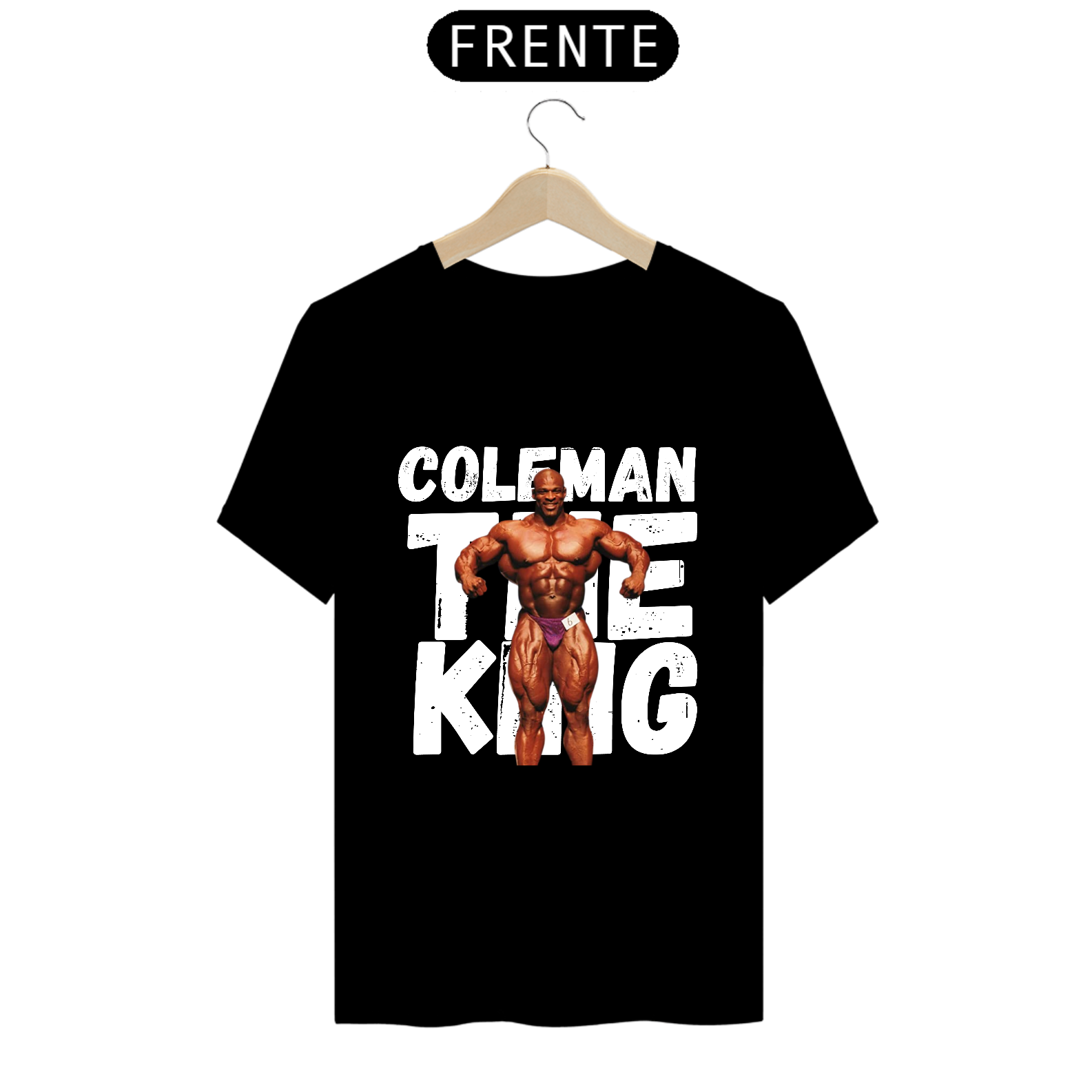 Tshirt Coleman The King Escura