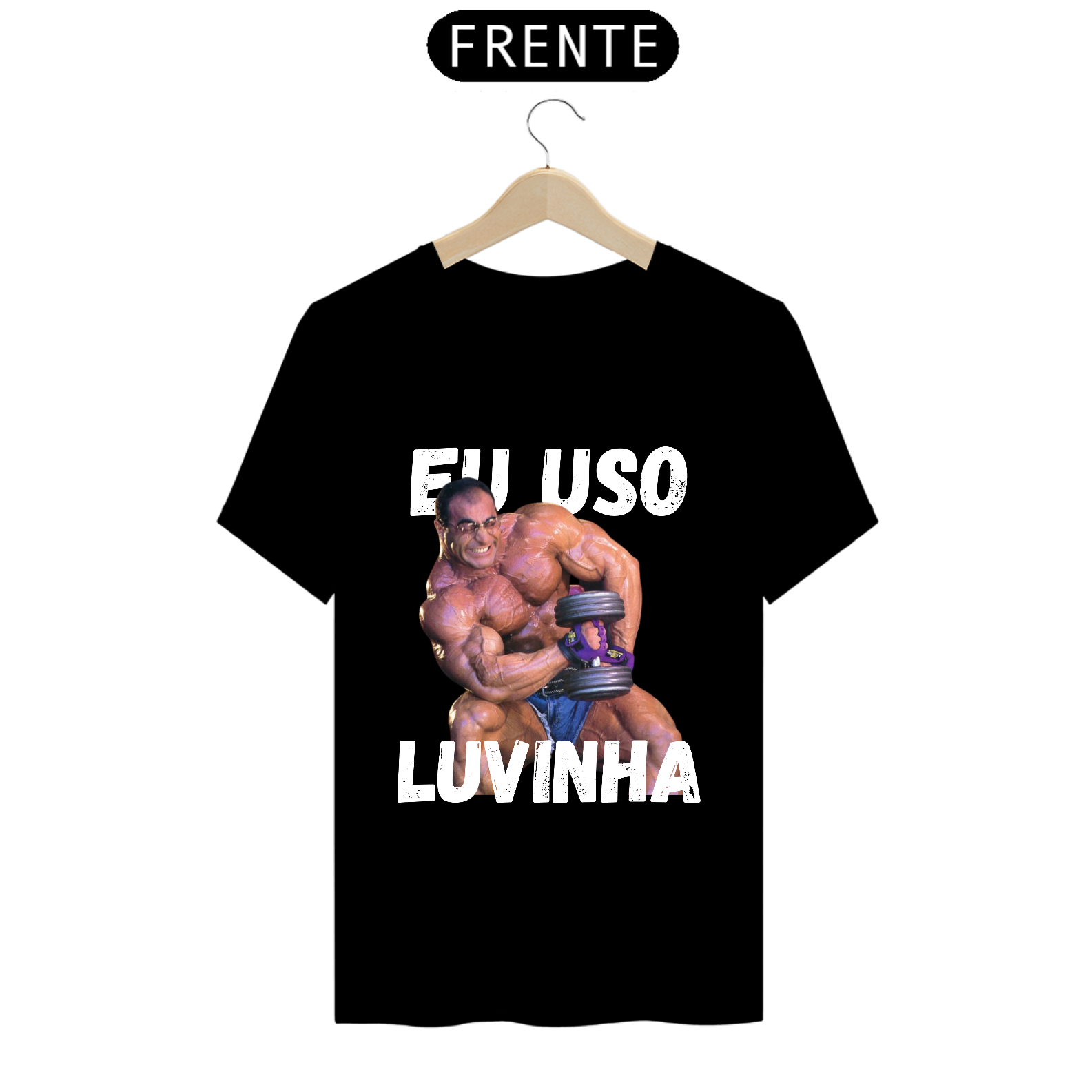 Tshirt Nasser Eu uso luvinha Escura