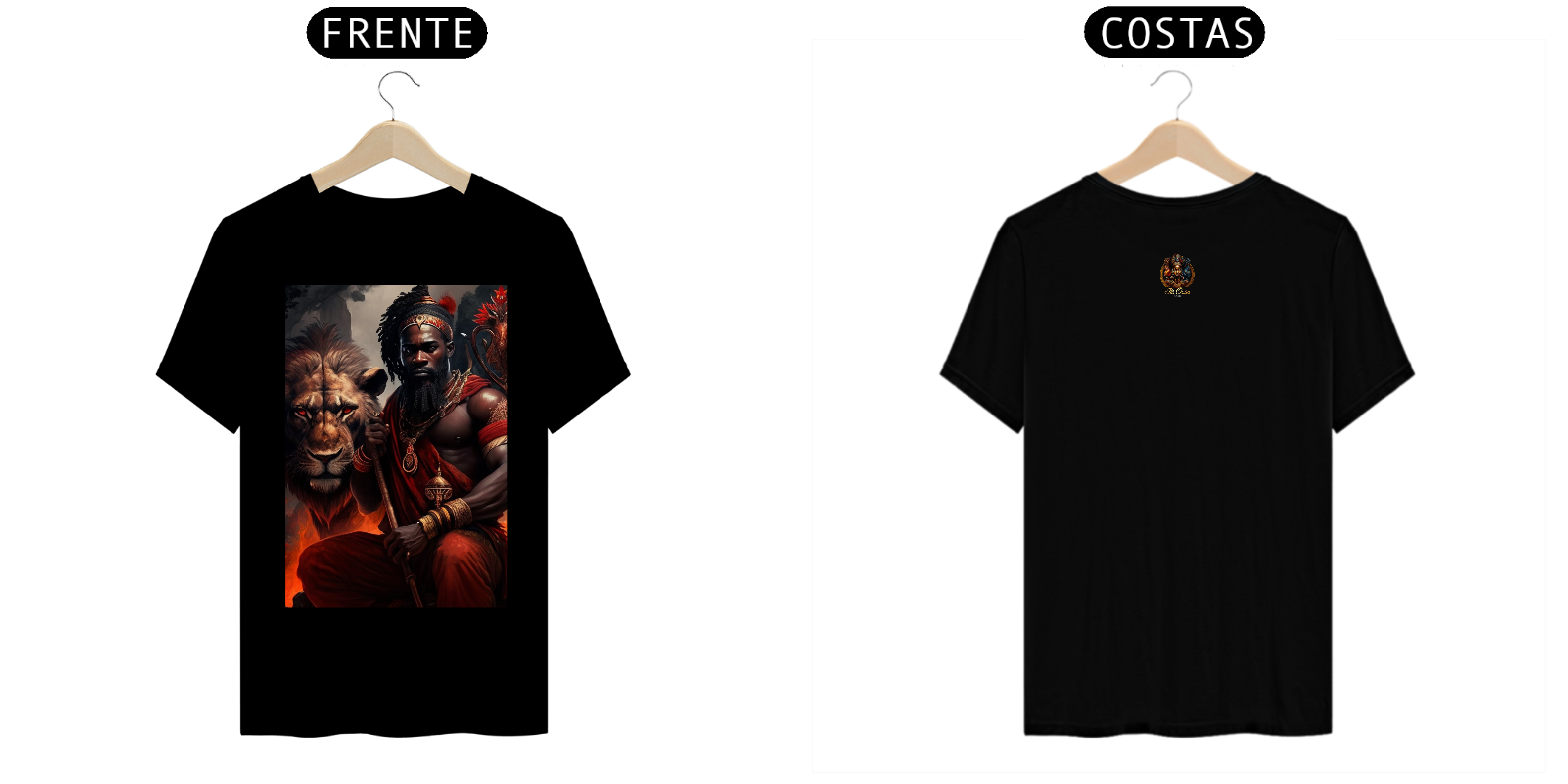 Camiseta Xangô e Leão