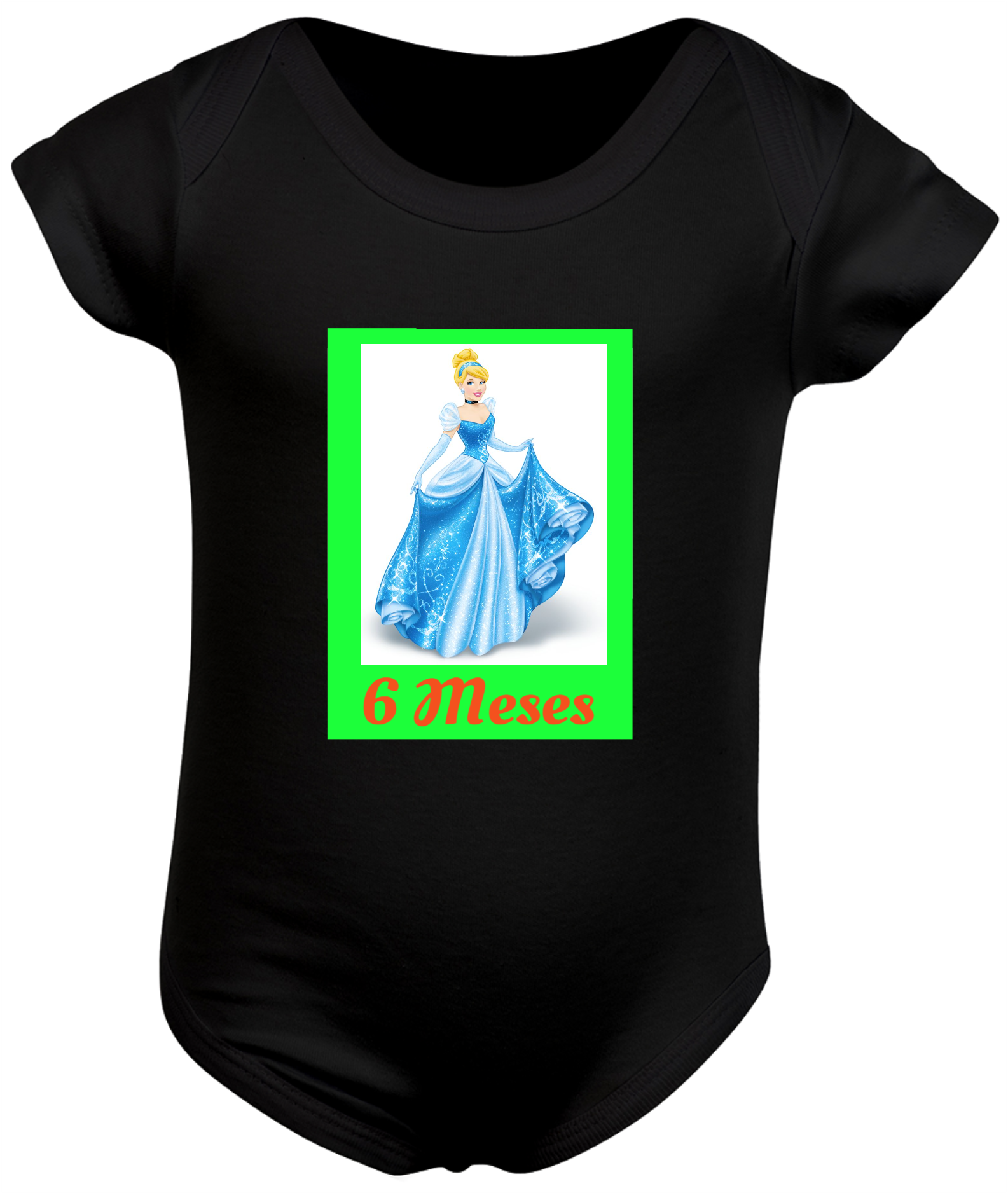 Body Mesversário 6/12 - Princesa Cinderela