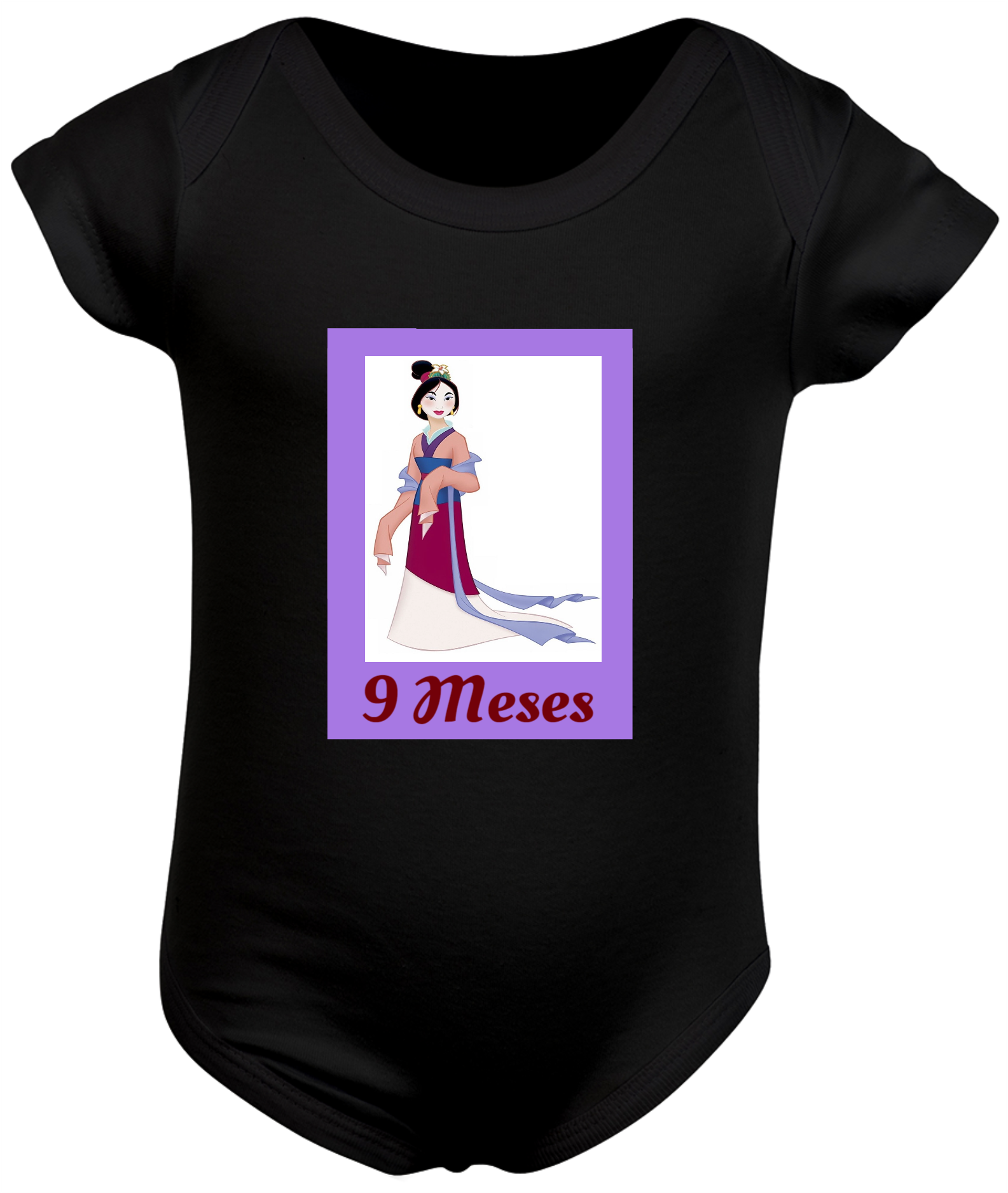 Body Mesversário 9/12 - Princesa Mulan