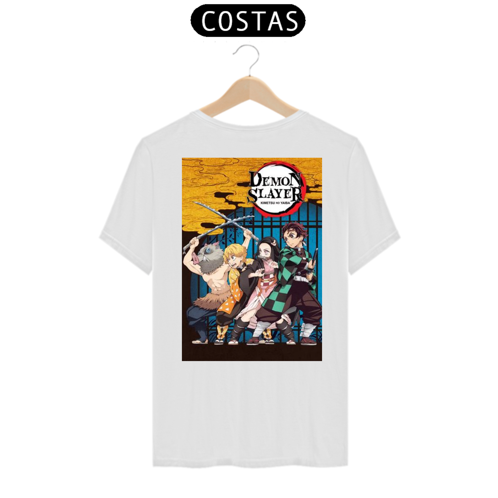 camiseta demon slayer