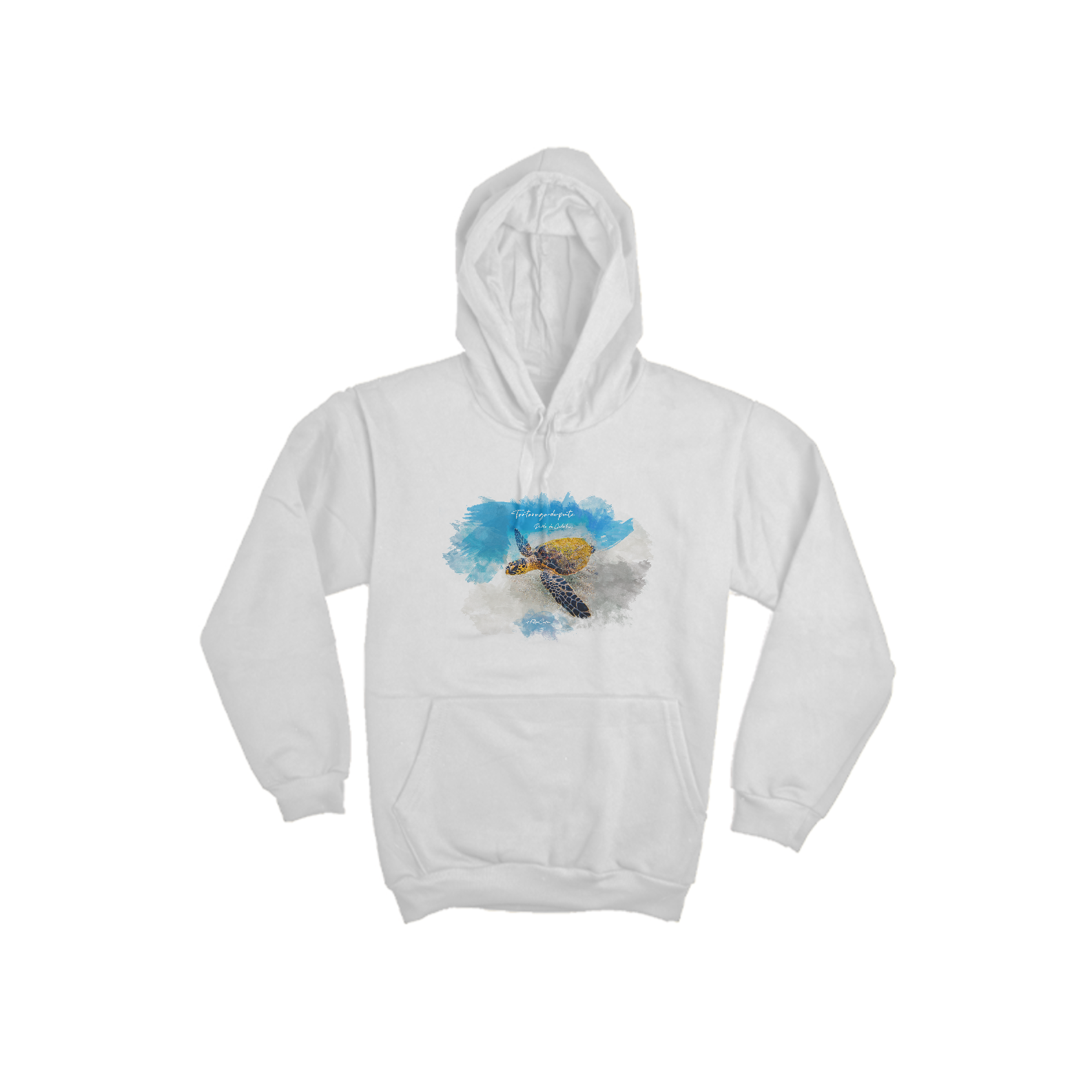 Moletom Tartaruga Aquarela Planando