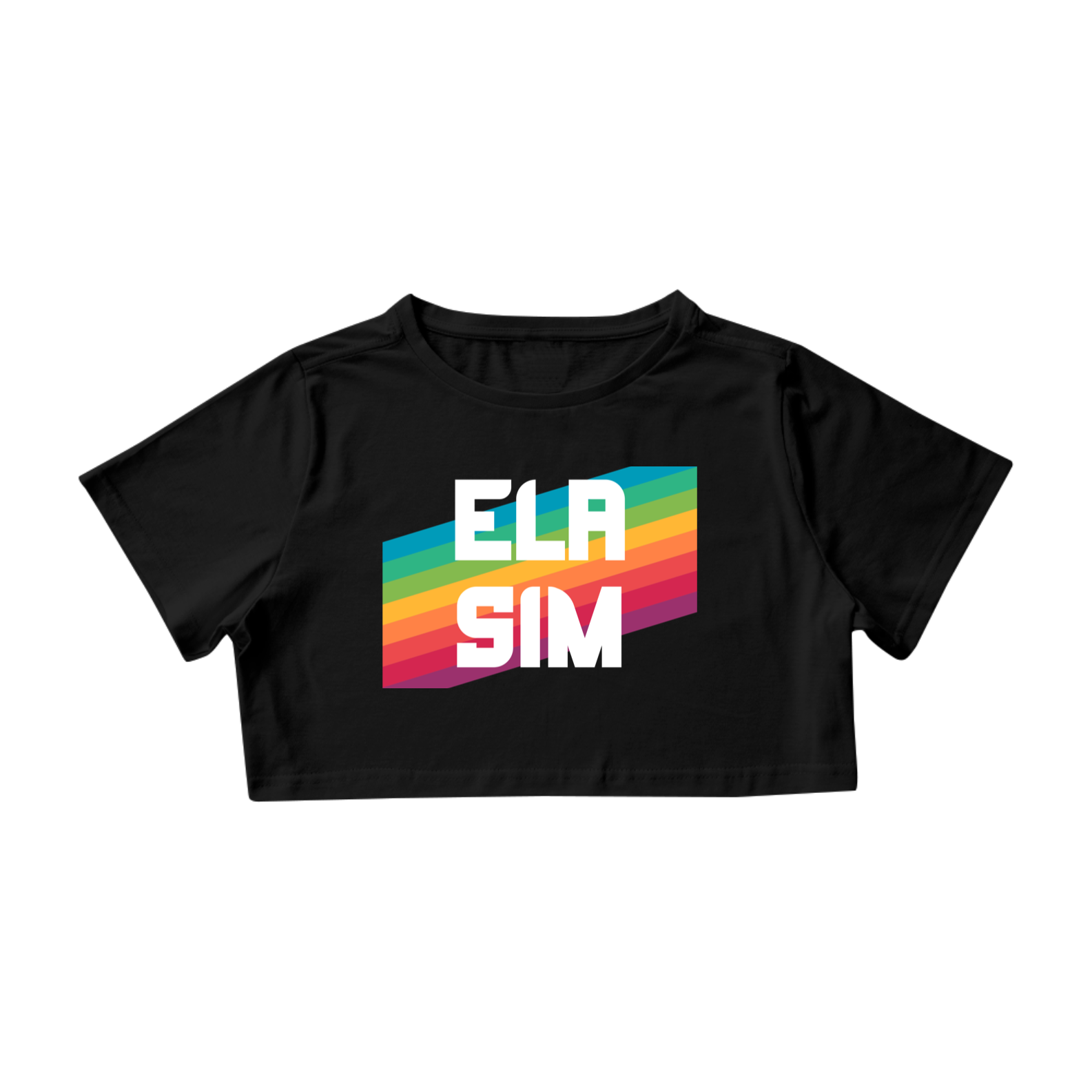 Nome do produto  CROPPED ELA SIM