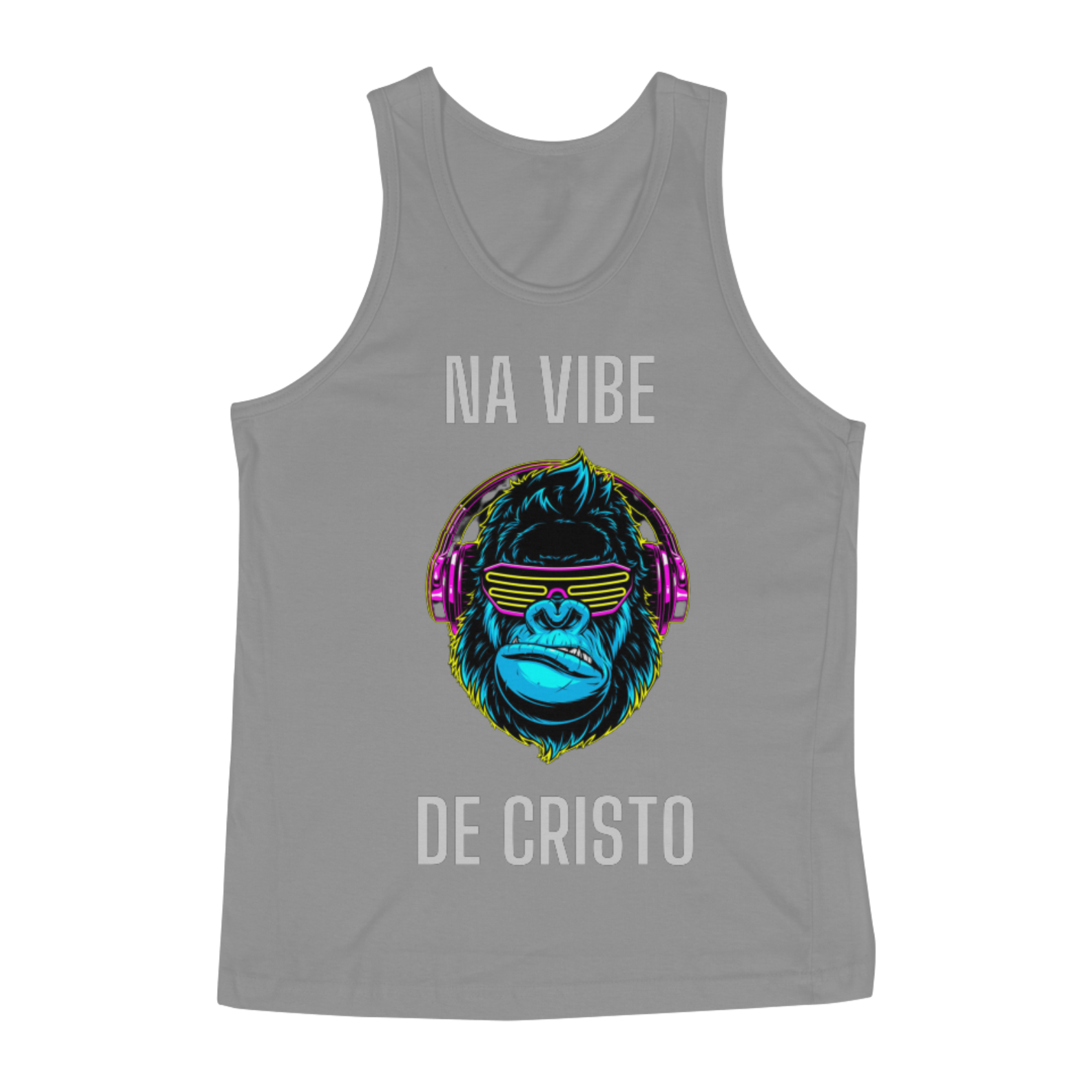 Nome do produto  Regata Gorila Na Vibe de Cristo