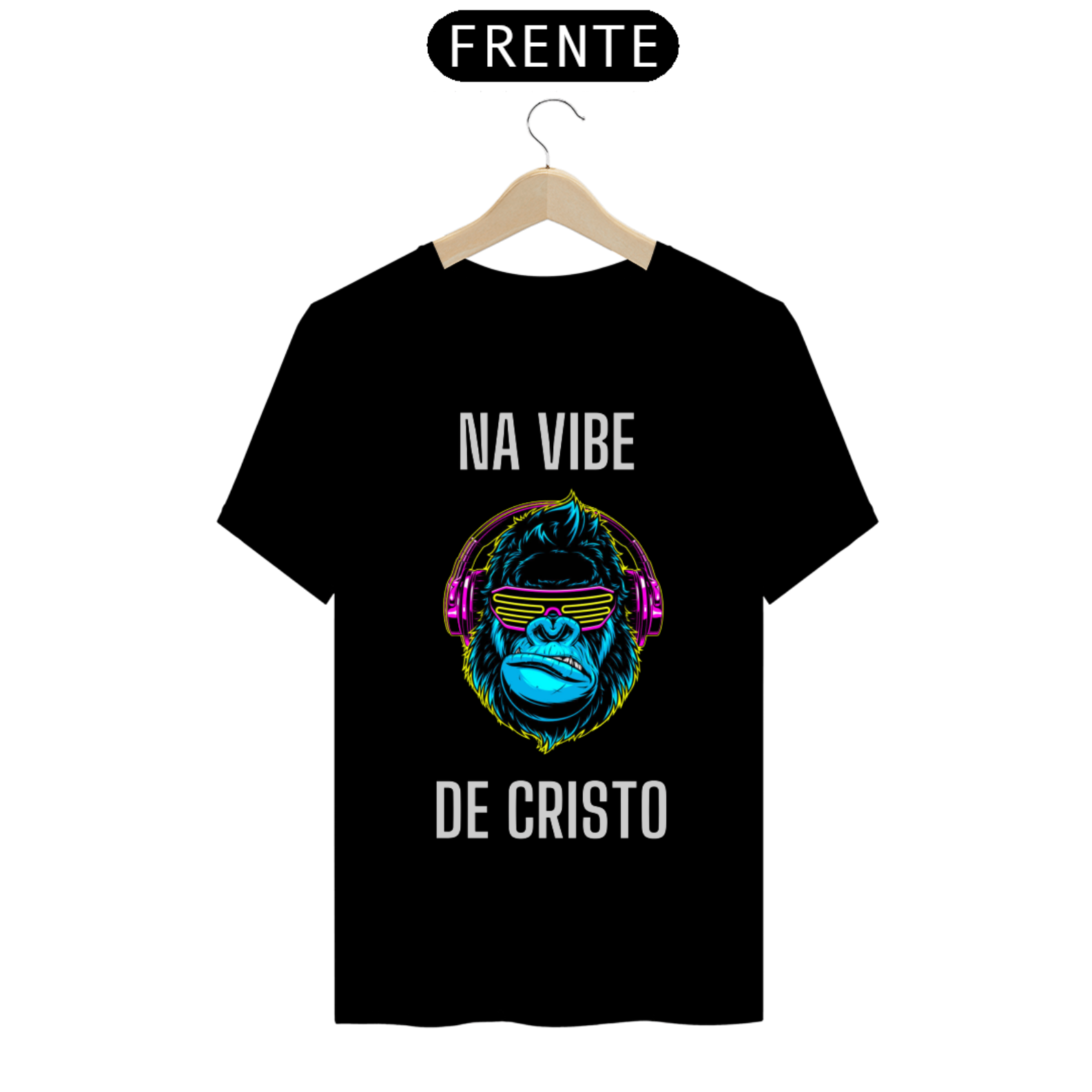 Nome do produto  Camiseta Gorila Na Vibe de Cristo
