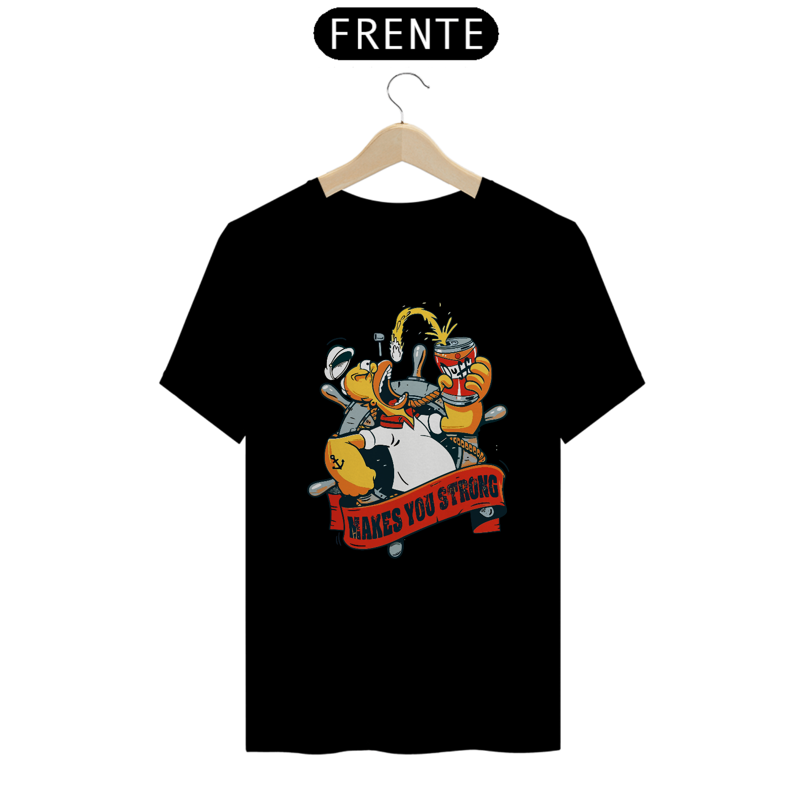 Camiseta - Homer Popeye